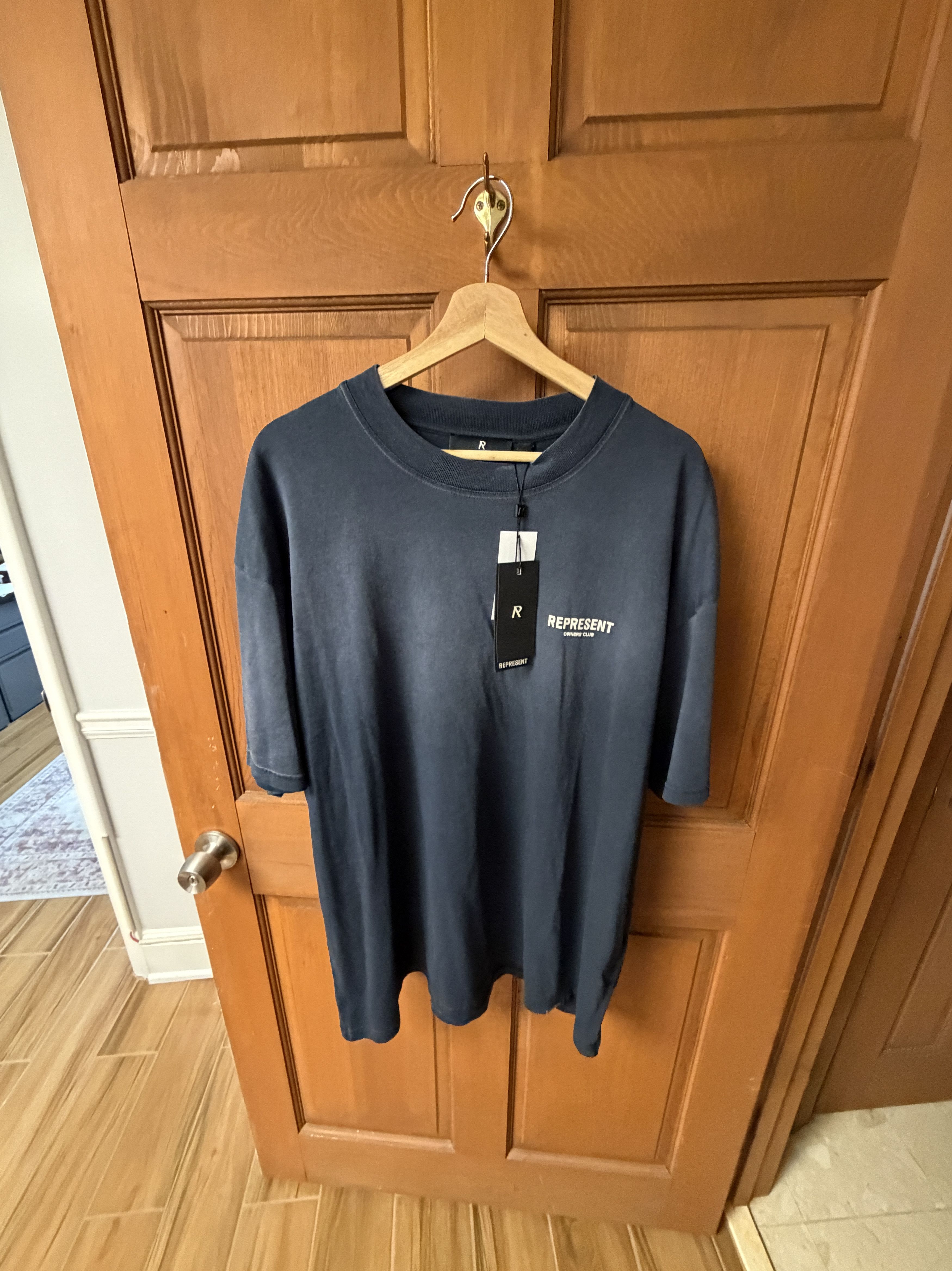 Represent Clo. REPRESENT Owners Club Men's Navy T-Shirt-NEW! Size US XL / EU 56 / 4 - 1 Thumbnail