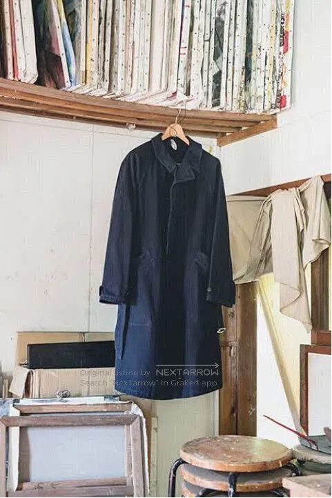 Aoi Kotsuhiroi classic oversized trench coat by Mitsou. Size S / US 4 / IT 40 - 2 Thumbnail
