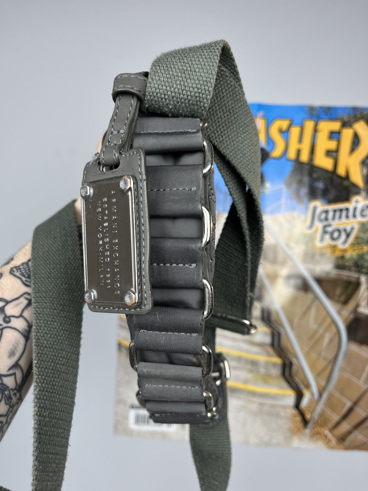 Armani Exchange × Japanese Brand ➕ vintage Armani exchange metal links avant garde y2k Size ONE SIZE - 4 Thumbnail