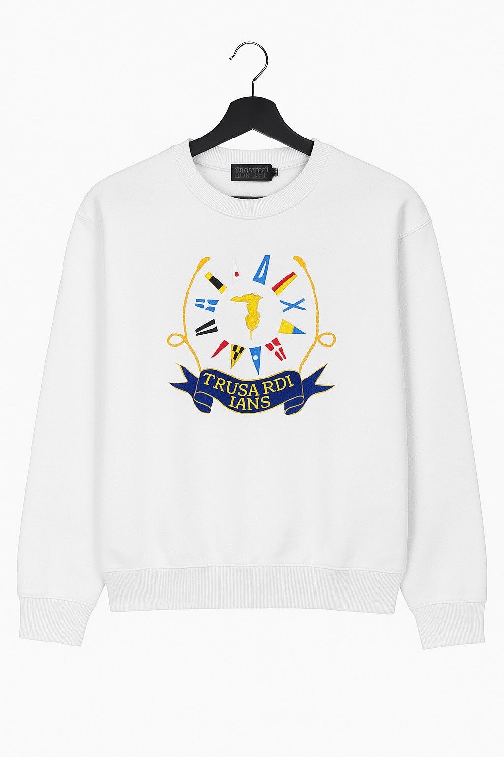Trussardi Vintage Trussardi Jeans Embroidered Nautical Sweatshirt Size US S / EU 44-46 / 1 - 1 Thumbnail