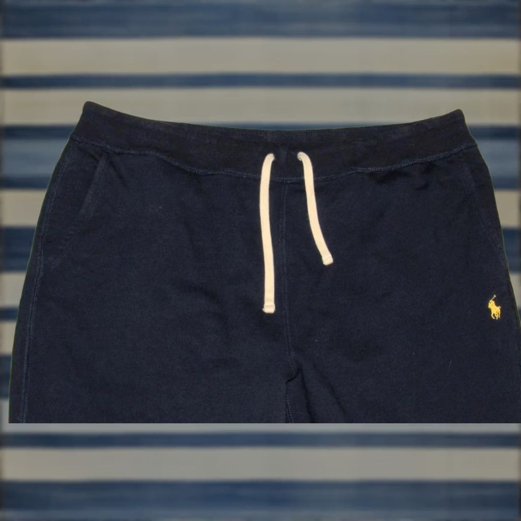 Polo Ralph Lauren Polo RALPH LAUREN Navy Blue Cotton Jogger Sweatpants Large Tall Men Regular XS? Size US L / EU 52-54 / 3 - 1 Thumbnail