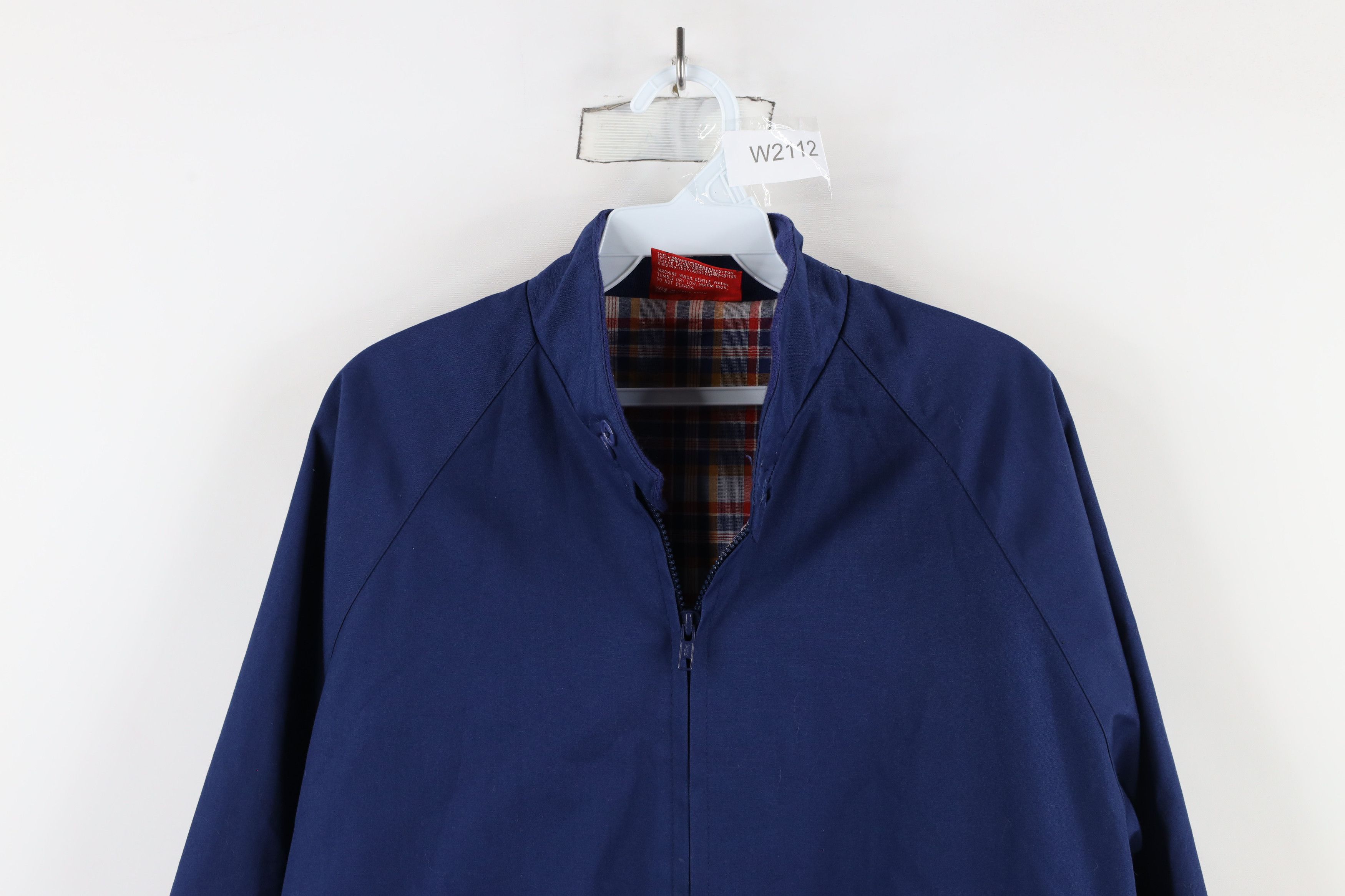 Vintage Vintage 80s 90s Rawlings Lined Cafe Racer Bomber Jacket Blue Size US M / EU 48-50 / 2 - 2 Thumbnail