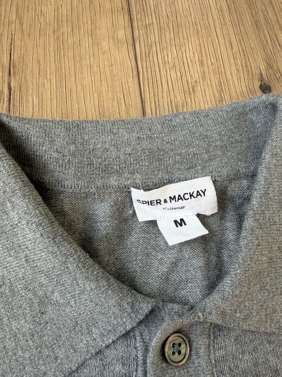 Spier & Mackay Spier & Mackay Knitted Polo Sweater Shirt Size US M / EU 48-50 / 2 - 2 Thumbnail