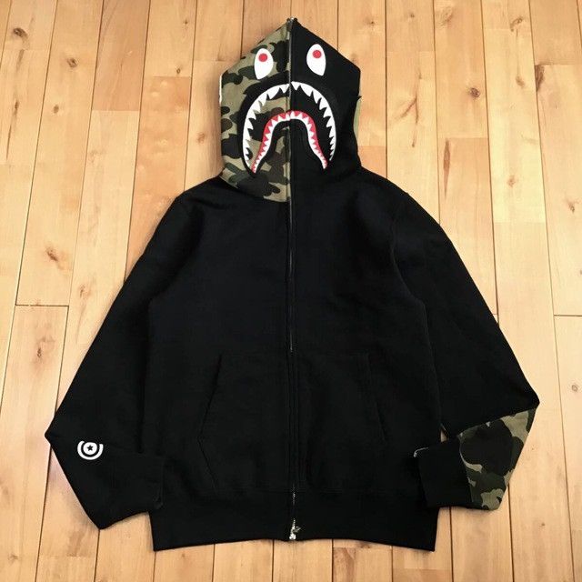 Bape × Nigo BAPE camo shark full zip hoodie a bathing ape NIGO Size US M / EU 48-50 / 2 - 1 Thumbnail