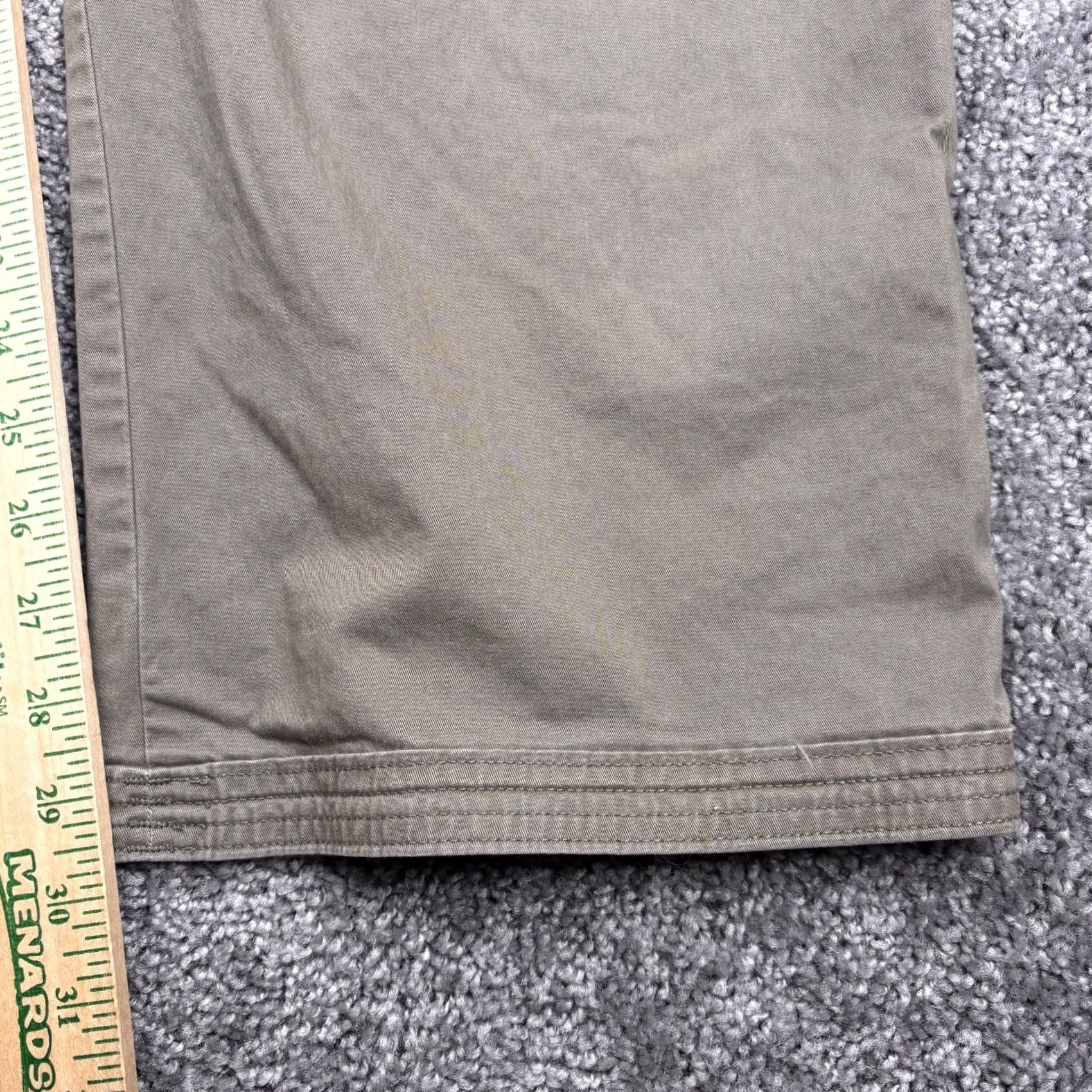 Abercrombie & Fitch VINTAGE Abercrombie & Fitch Cargo Pants Womens 36 Wide-Leg 90s Tan Army 30in Inseam Mens Womens Size 25" / US 0 / IT 36 - 6 Thumbnail