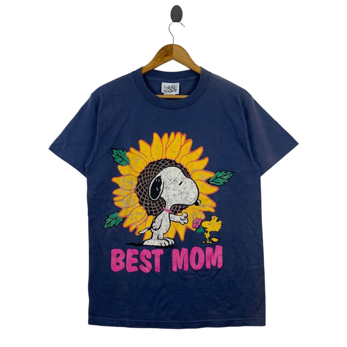 Vintage Vintage 90s SNOOPY PEANUTS Best Mom Cartoon Animation Shirt Size US M / EU 48-50 / 2 - 1 Thumbnail