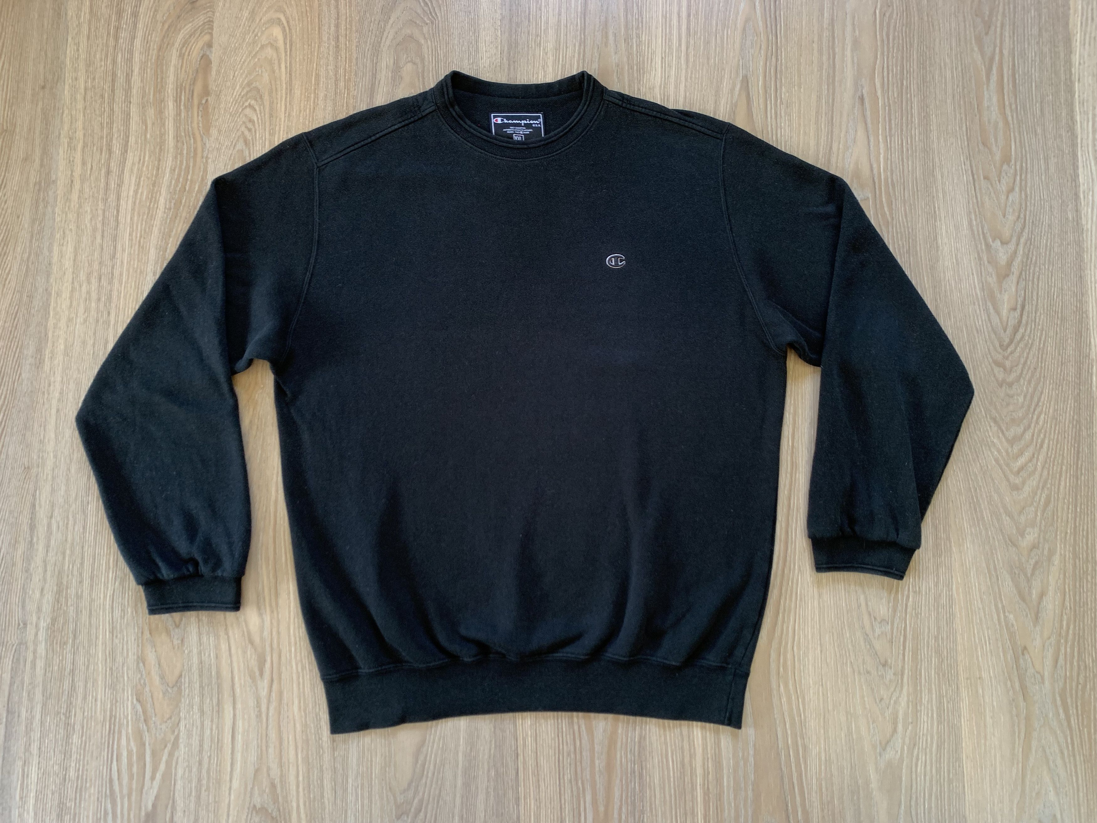 Champion × Vintage Champion Vintage Black Sweatshirt Size US XXL / EU 58 / 5 - 2 Thumbnail