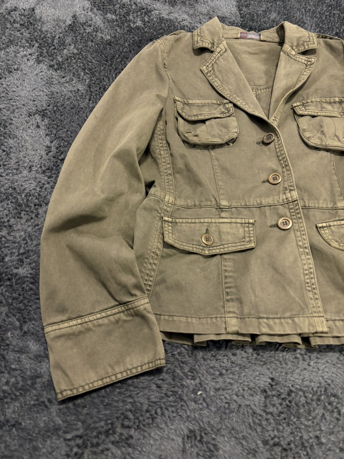 Hysteric Glamour × Undercover 00s Napoleon Military Jacket Coat YSL PPFM Balmain Vibe Size L / US 10 / IT 46 - 2 Thumbnail