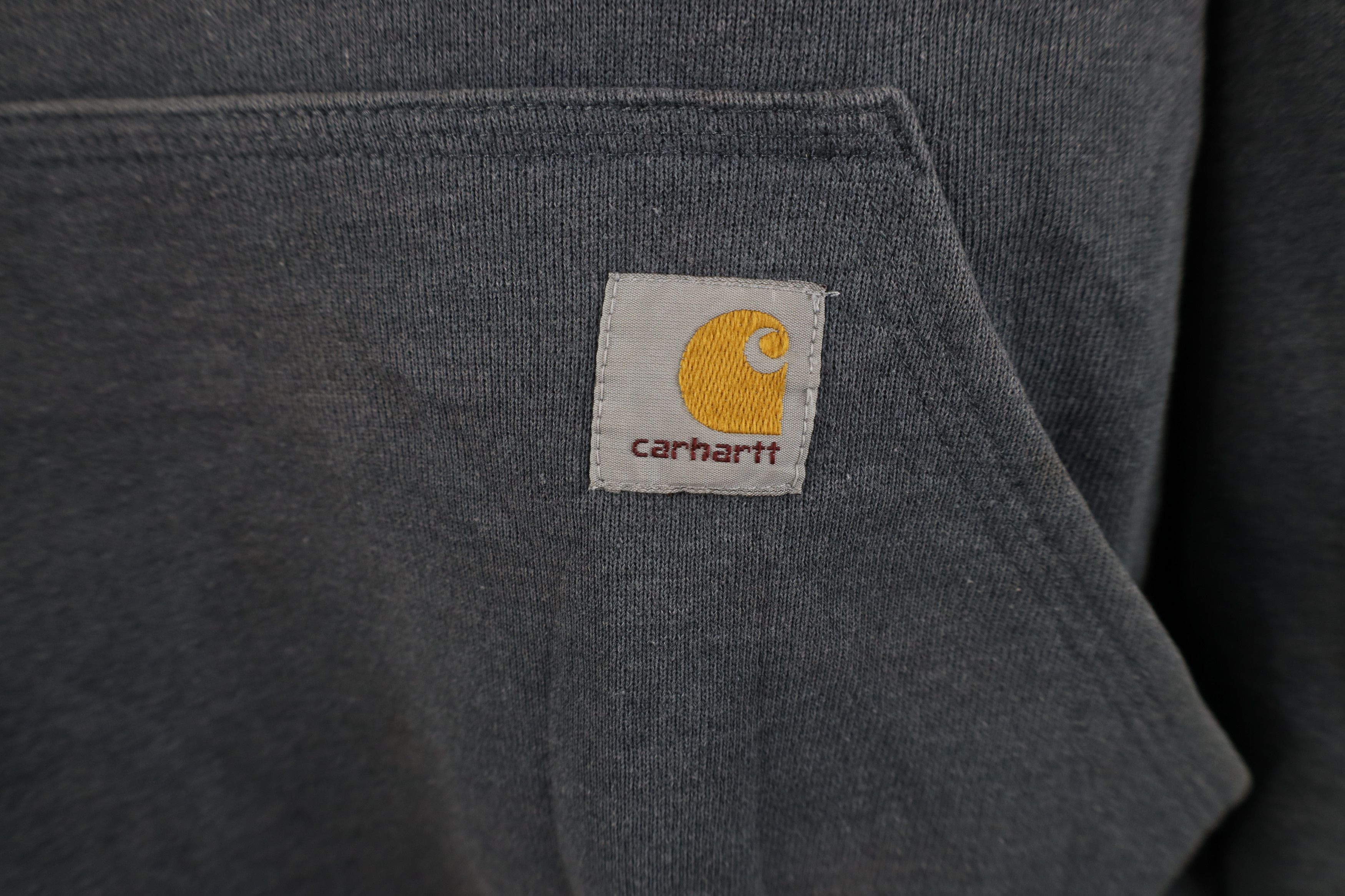 Carhartt × Vintage Vintage Carhartt Spell Out Heavyweight Hoodie Sweatshirt Size US M / EU 48-50 / 2 - 4 Thumbnail