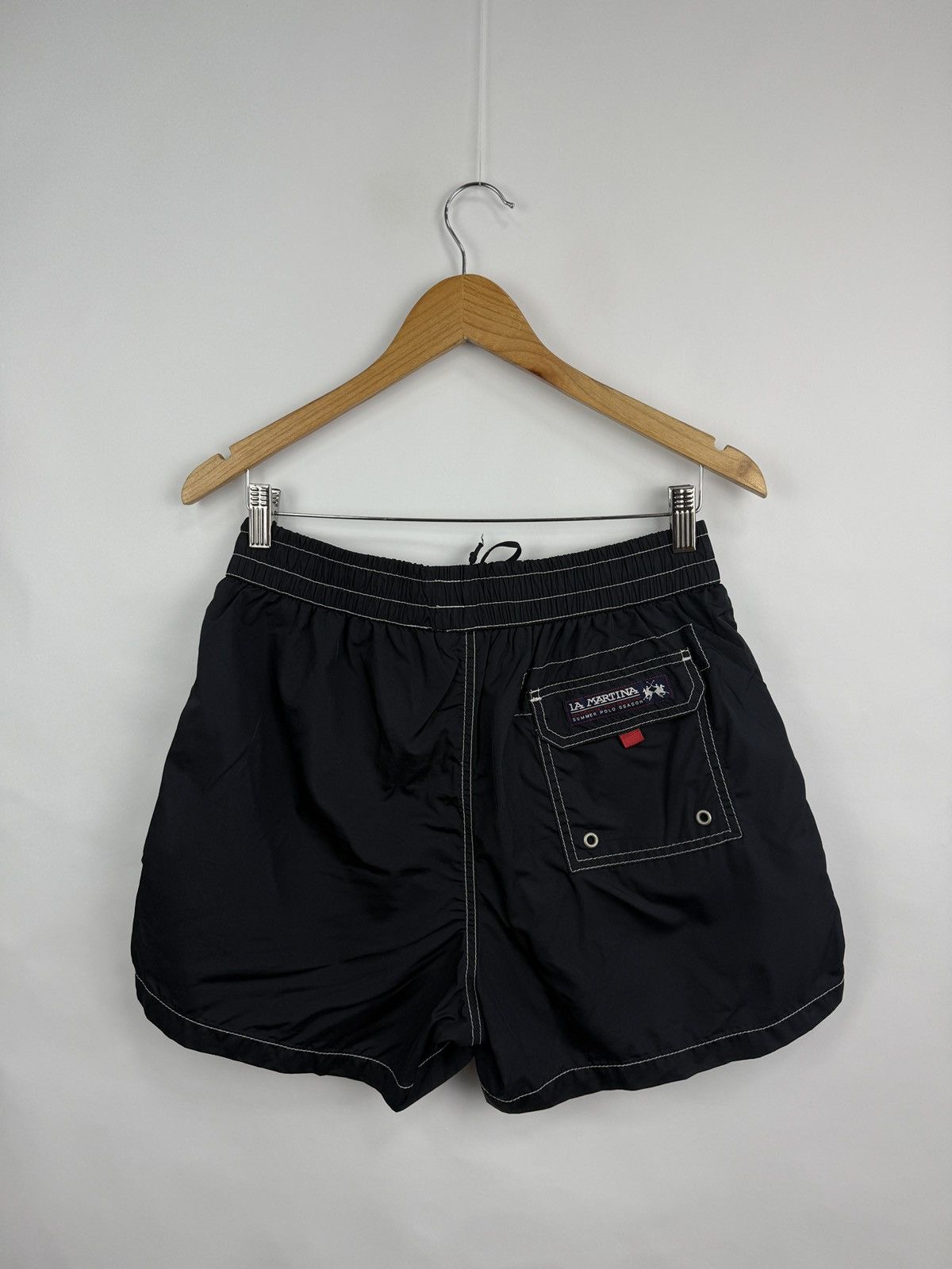 La Martina 🇲🇨 Vintage Y2K La Martina Monaco Beach Shorts Rare Retro Size US 32 / EU 48 - 6 Thumbnail