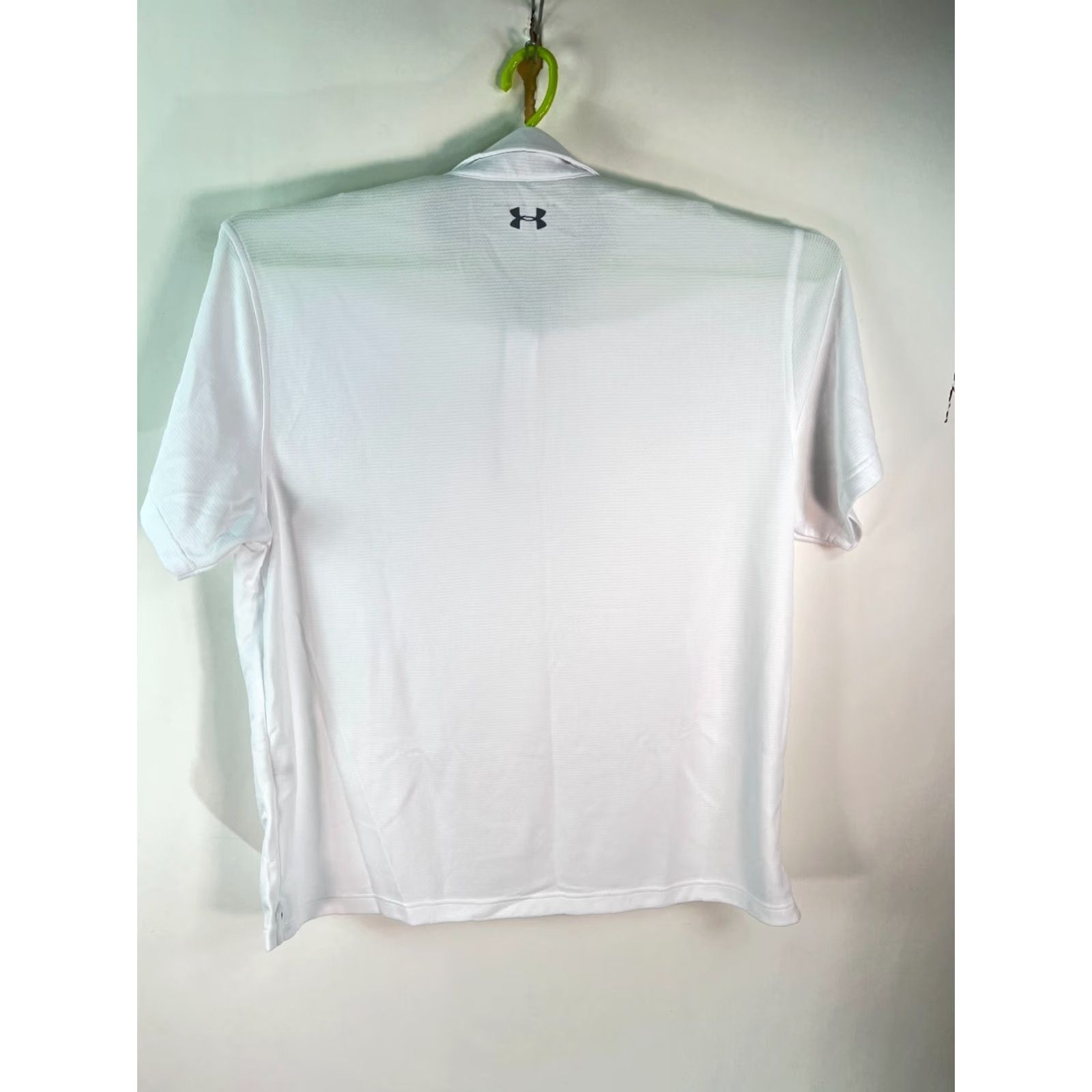 Under Armour Under Armour Mens Activewear Heatgear Compression White Golf Polo Top 2XL Shirt Size US XXL / EU 58 / 5 - 2 Thumbnail