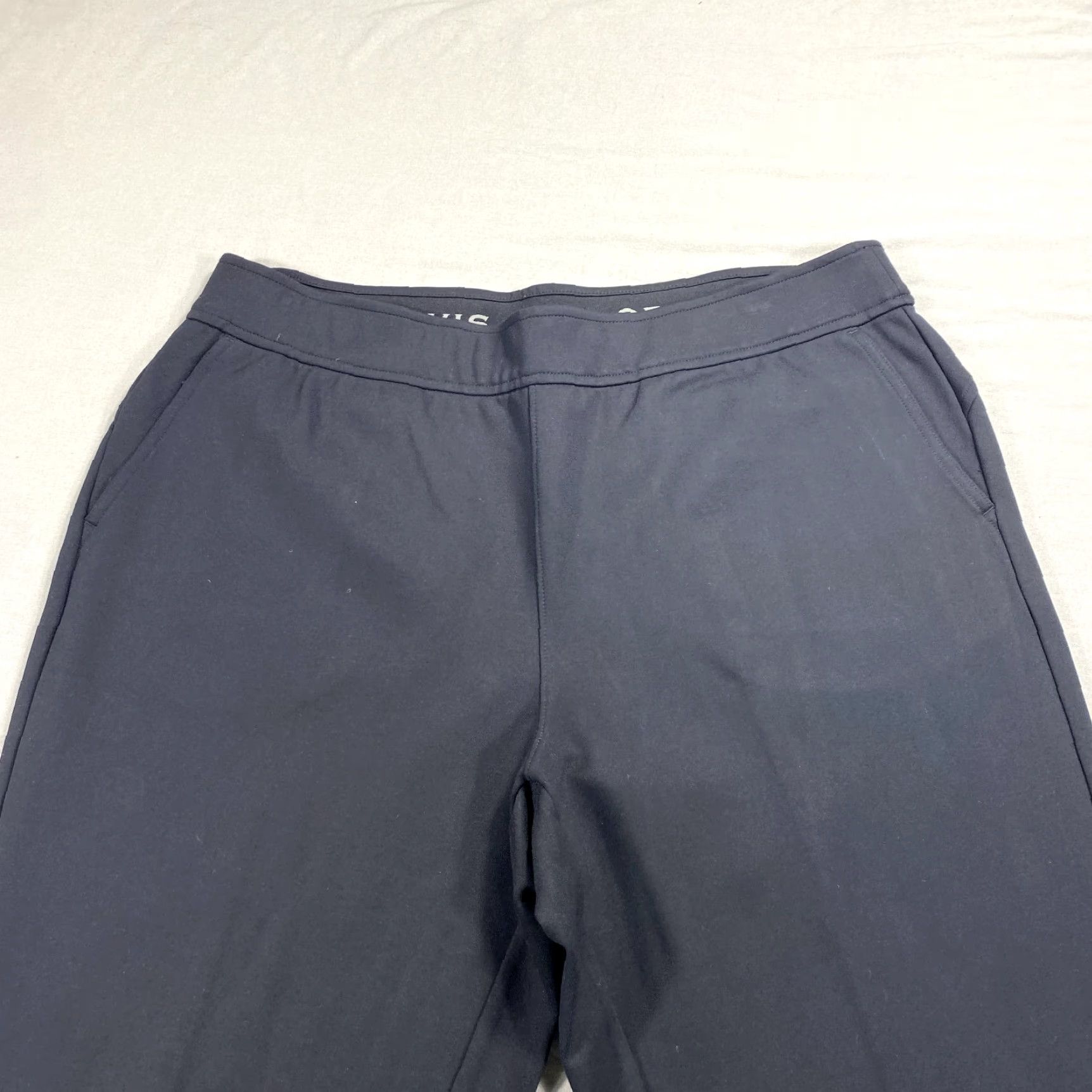 Orvis Orvis Pants Mens Large Black Pull On Chino Trousers Stretch Elastic Waist 34x29 Size US 33 - 3 Thumbnail