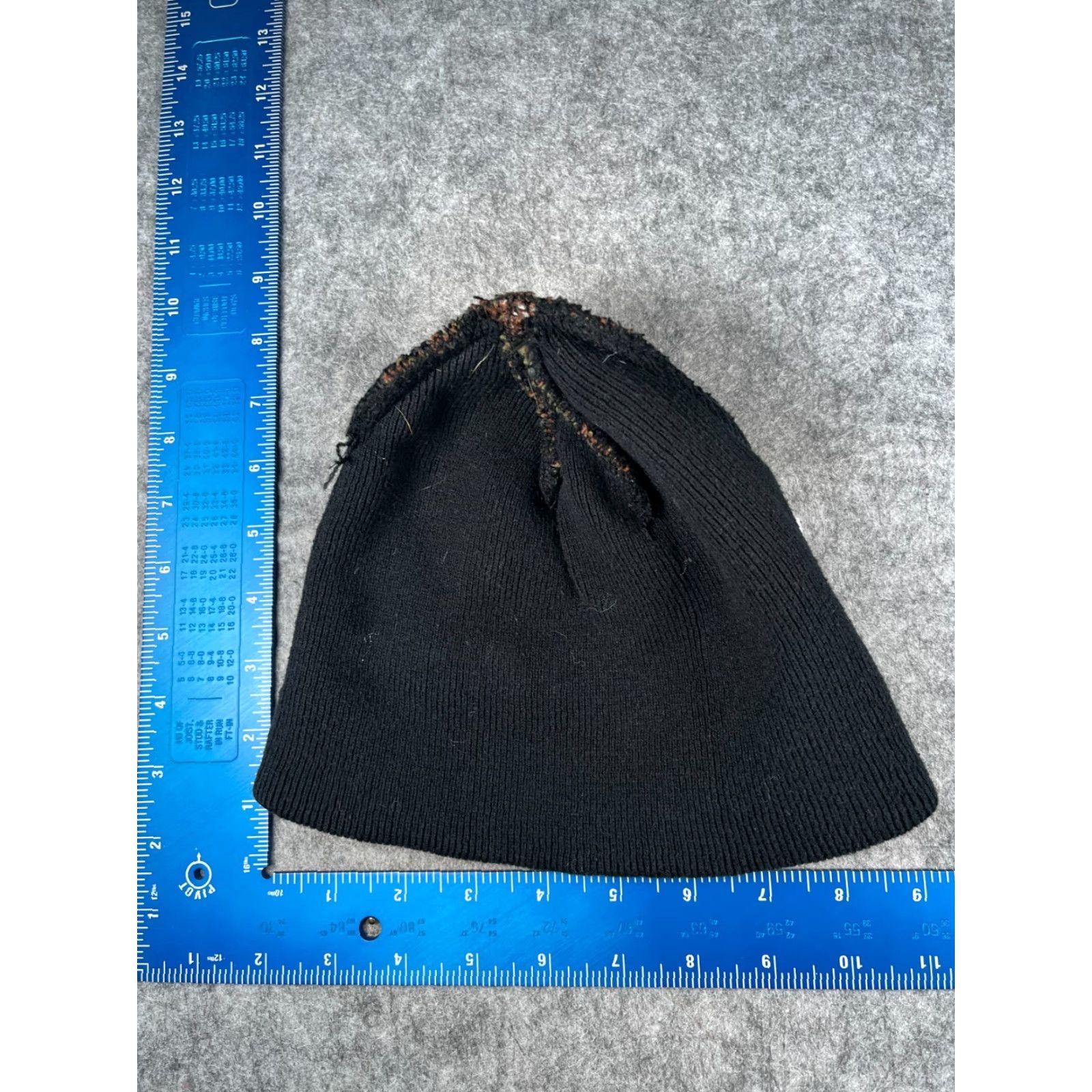 Vintage Beanie Toque Adult One Size Green Brown Black Camo Knit Acrylic Ski Snow Skate Size ONE SIZE - 5 Thumbnail