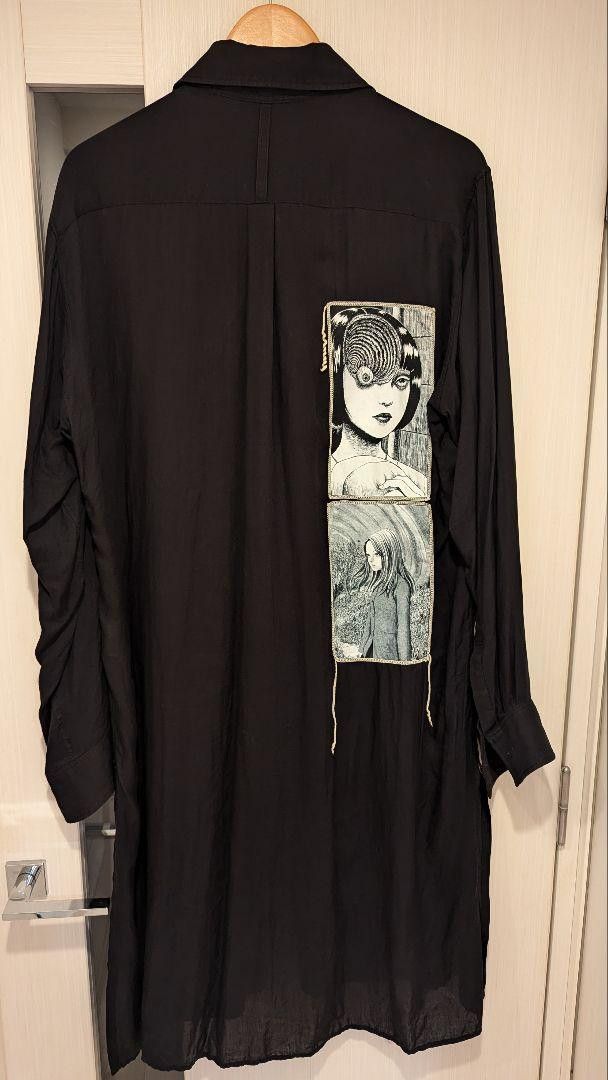 Yohji Yamamoto Yohji Yamamoto S'YTE Junji Ito collaboration long shirt Size US L / EU 52-54 / 3 - 2 Thumbnail