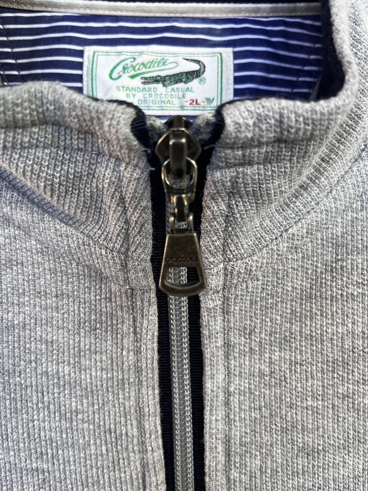 Vintage Vintage Crocodile Full Zip Sweaters Size US XXL / EU 58 / 5 - 4 Thumbnail