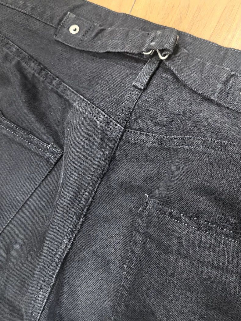 Visvim VISVIM ICT CMYK 16D27 BLACK DMGD 27 Ruined wash jeans-2506 Size US 32 / EU 48 - 4 Thumbnail