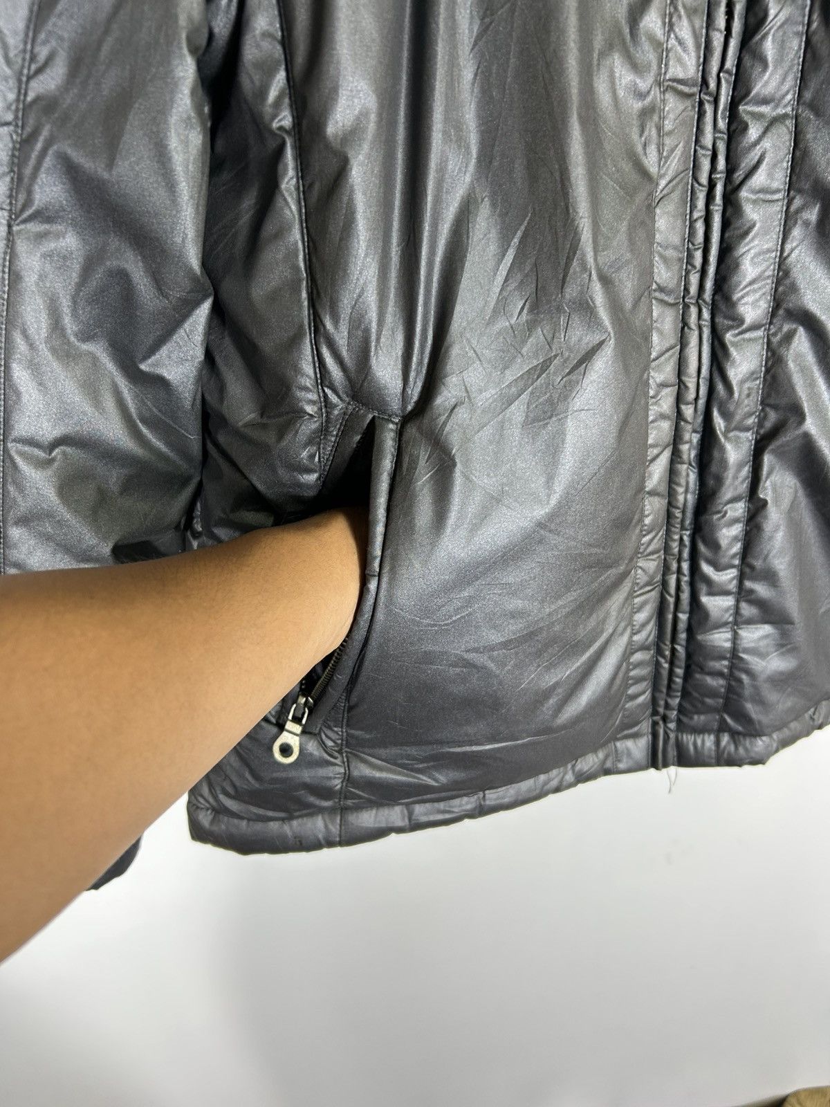 Mossimo Mossimo Vintage Black Puffer Jacket with Faux Fur Hood Size US M / EU 48-50 / 2 - 6 Thumbnail