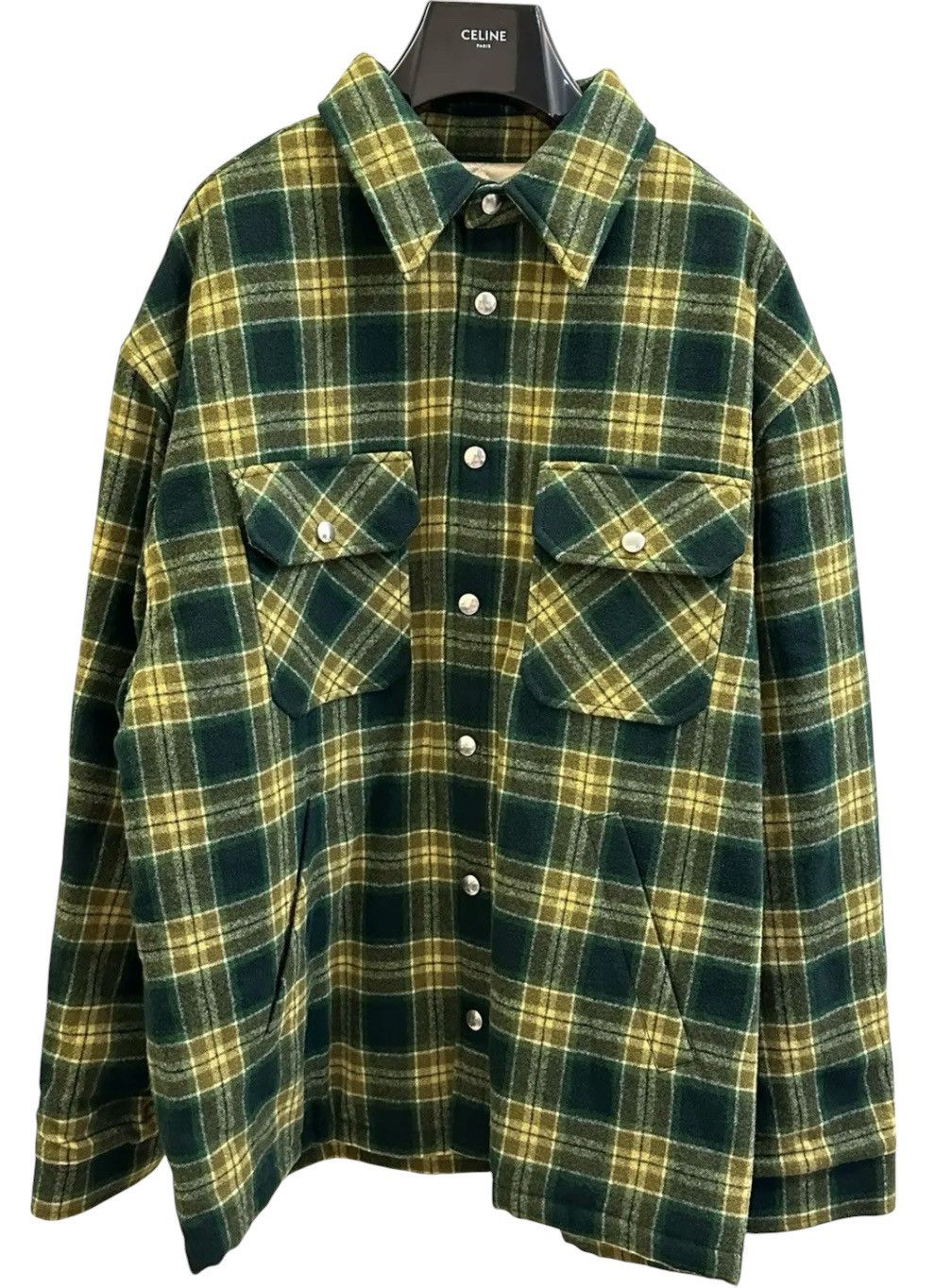 Celine Celine Overshirt in checked wool size 48 Size US M / EU 48-50 / 2 - 1 Preview