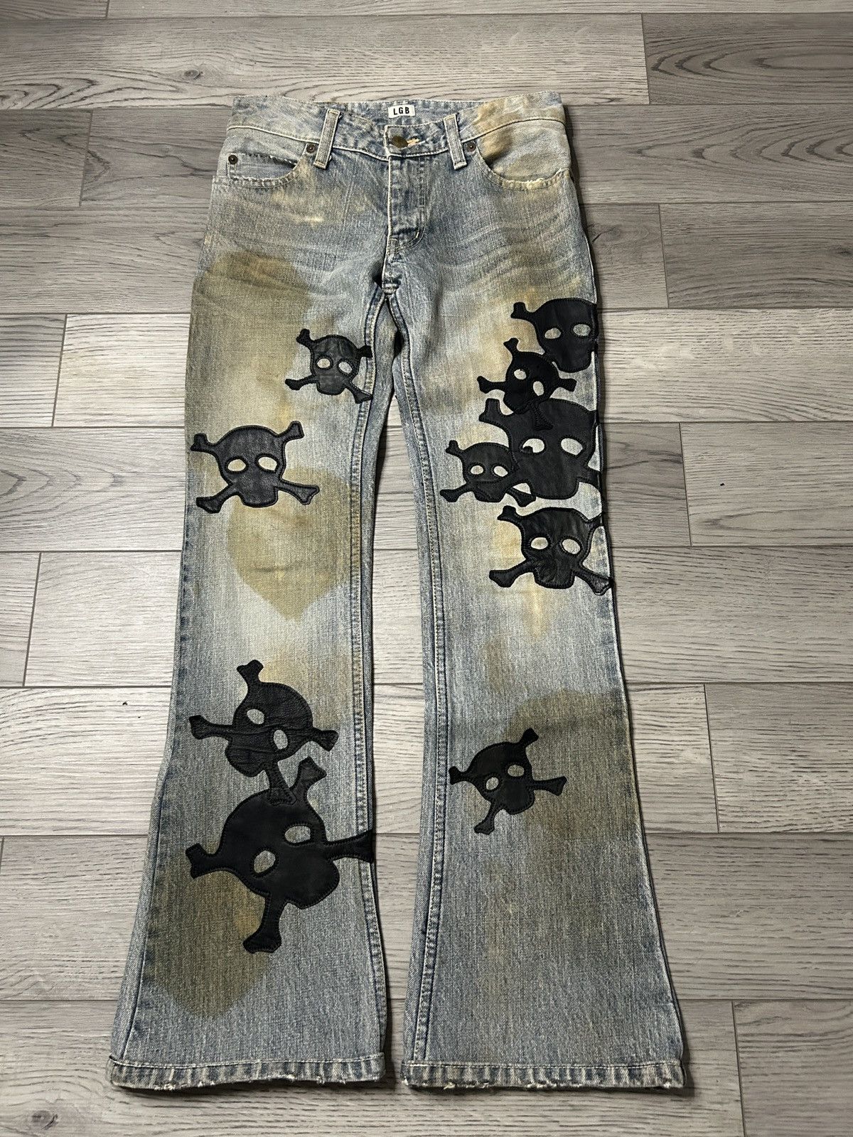 LGB WOLF / 6BZ 8080 白スカルパッチ