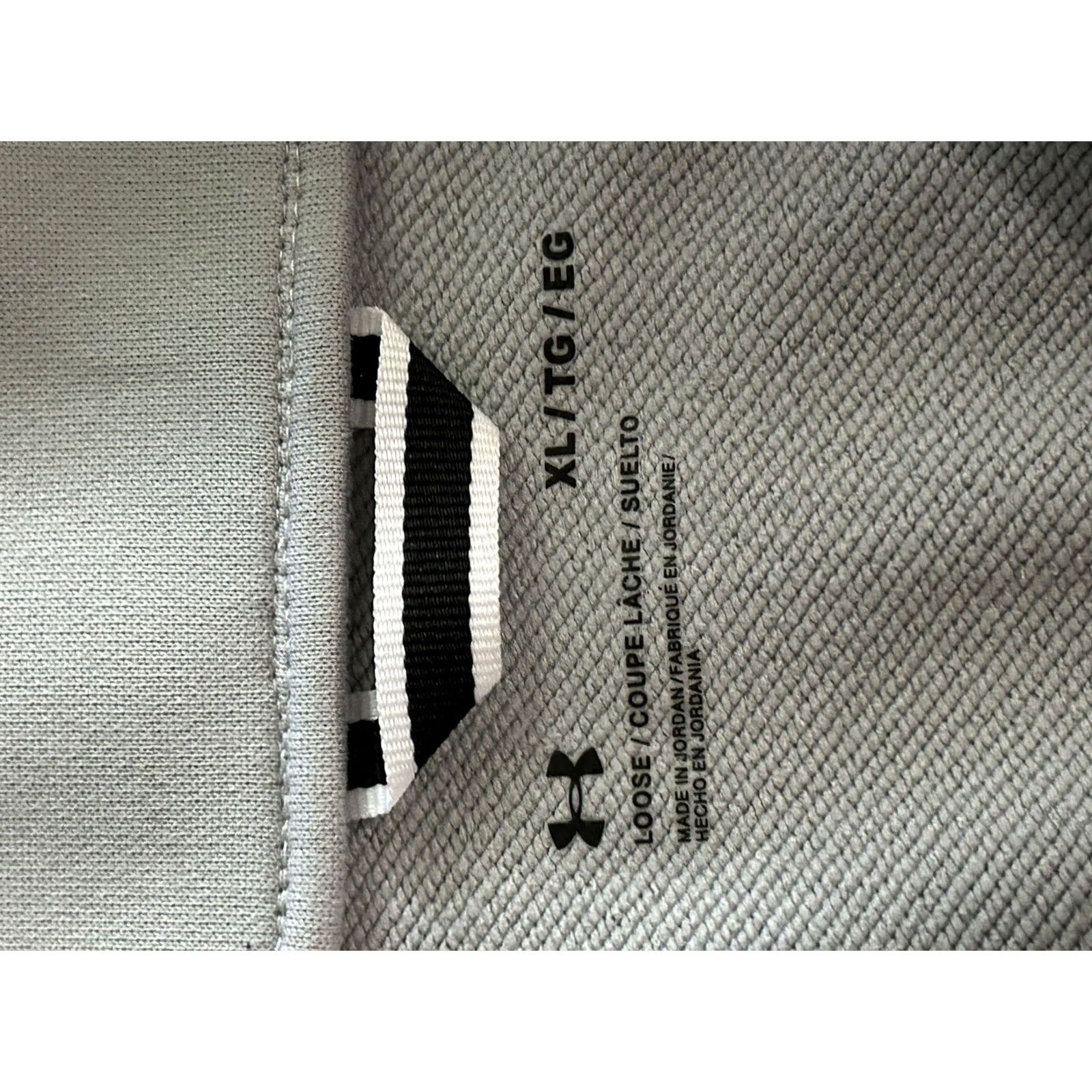 Under Armour Mens Under Armour Golf Sweatshirt Gray Fleece Sweater 1/4 Zip XL Size US XL / EU 56 / 4 - 4 Thumbnail