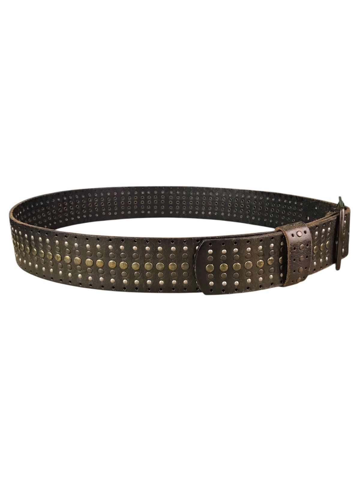 Japanese Brand × Leather STUDDED LEATHER WAIST BELT STEAMPUNK Size ONE SIZE - 2 Thumbnail