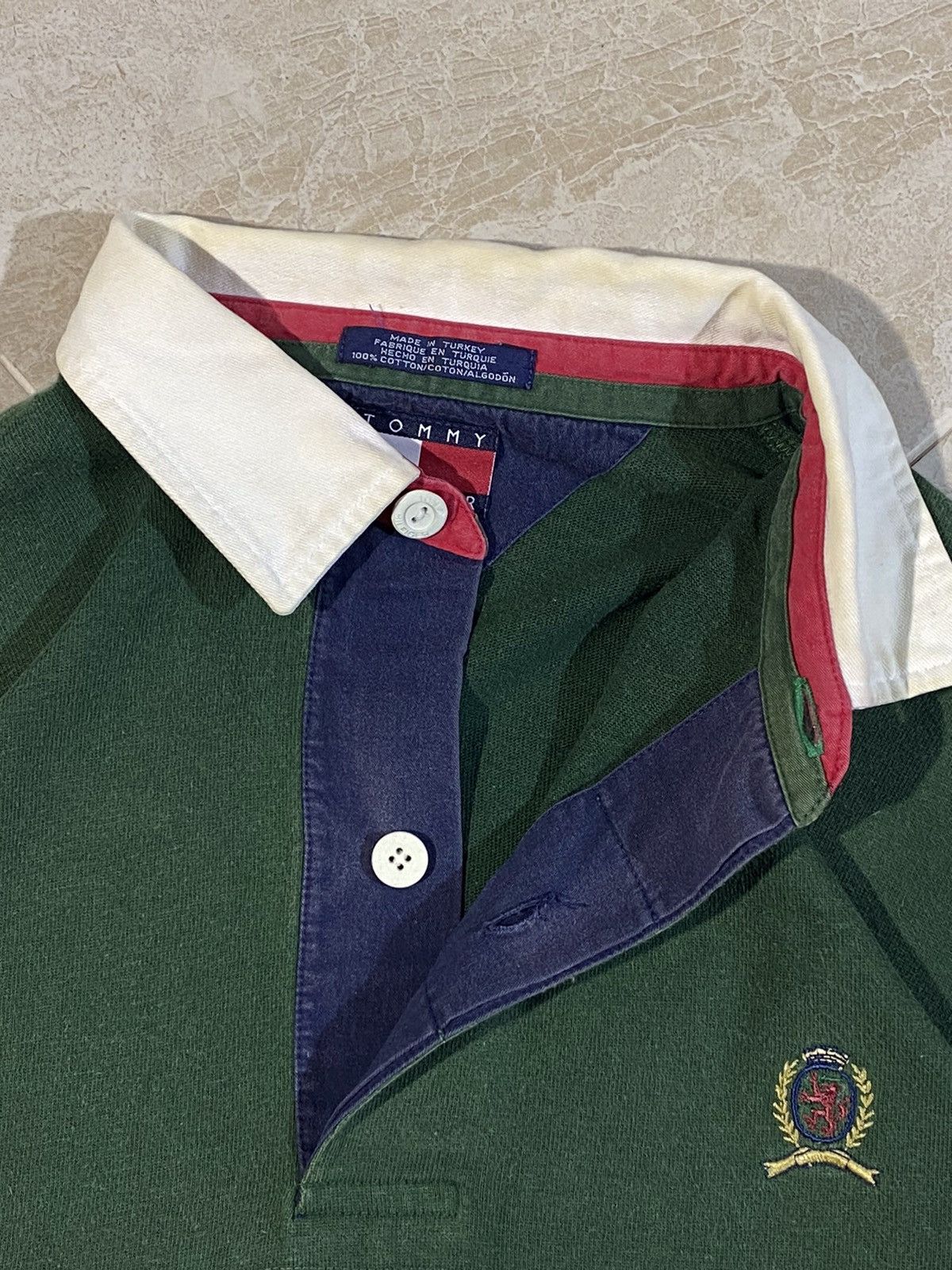 Tommy Hilfiger × Vintage Vintage 90s Tommy Hilfiger y2k streetwear style rugby shirt Size US M / EU 48-50 / 2 - 9 Thumbnail