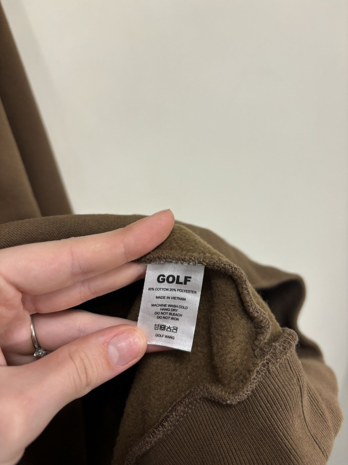 Golf Wang Golf Wang Crisis Logo Y2K Men’s Hype Brown Hoodie Size US XL / EU 56 / 4 - 12 Thumbnail