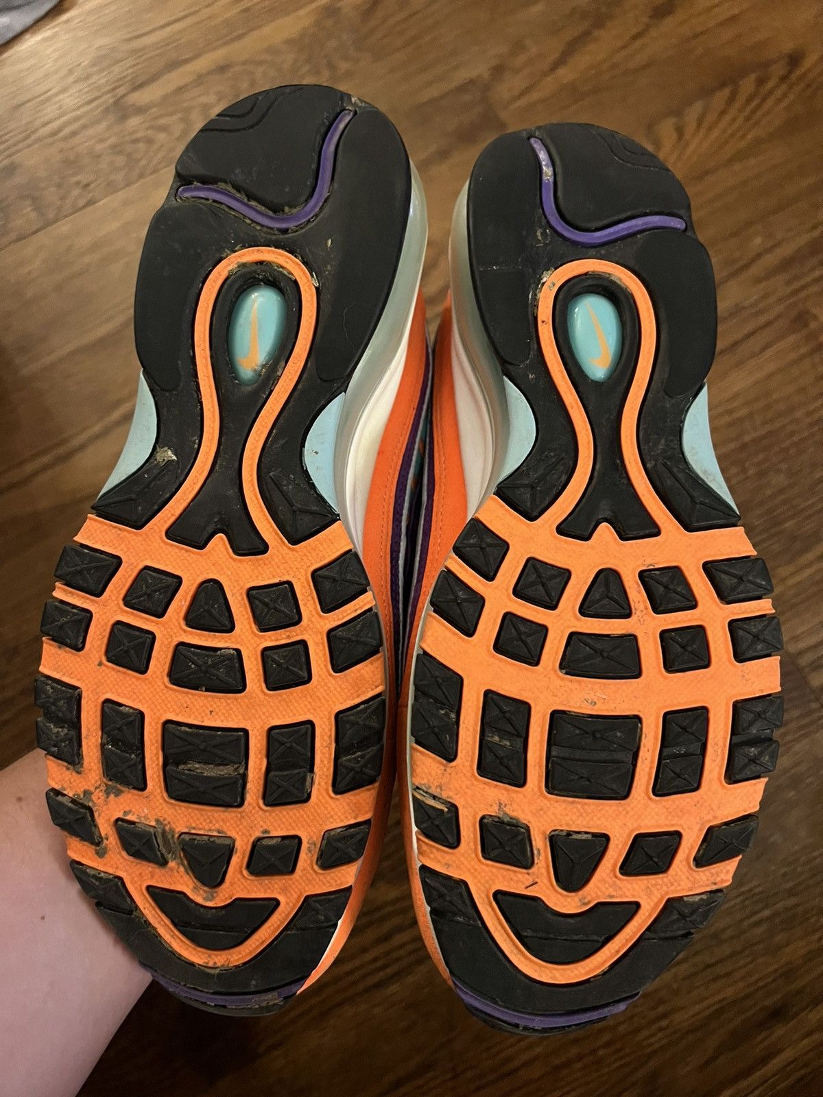 Nike Nike Air Max 98 QS Cone/Tour Yellow-Hyper Grape Size 9 Size US 9 / EU 42 - 8 Thumbnail