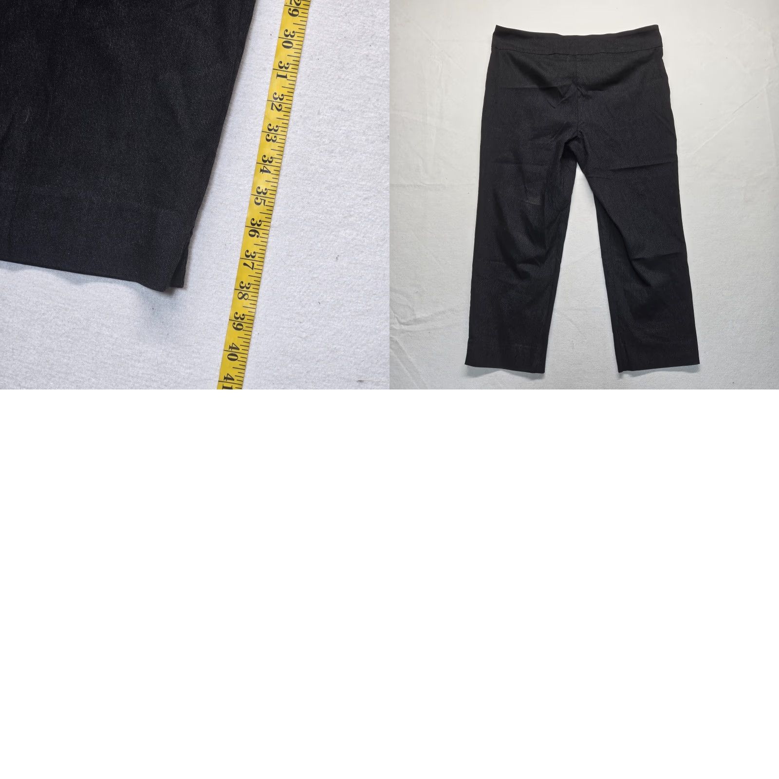 Vintage New Directions Dress Pants Black Solid Elastic Waist 4 Pockets Size 24W Womens Pants Adult Plus 46 in Waist 27 in Inseam Regular Boyfriend? Size 32" / US 10 / IT 46 - 8 Thumbnail