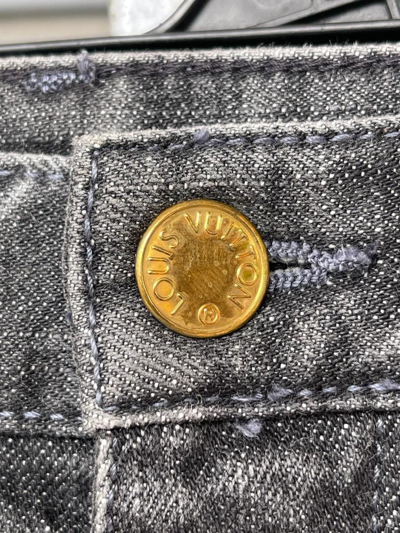 Louis Vuitton Louis Vuitton Faded Denim Embroid Size US 33 - 4 Thumbnail