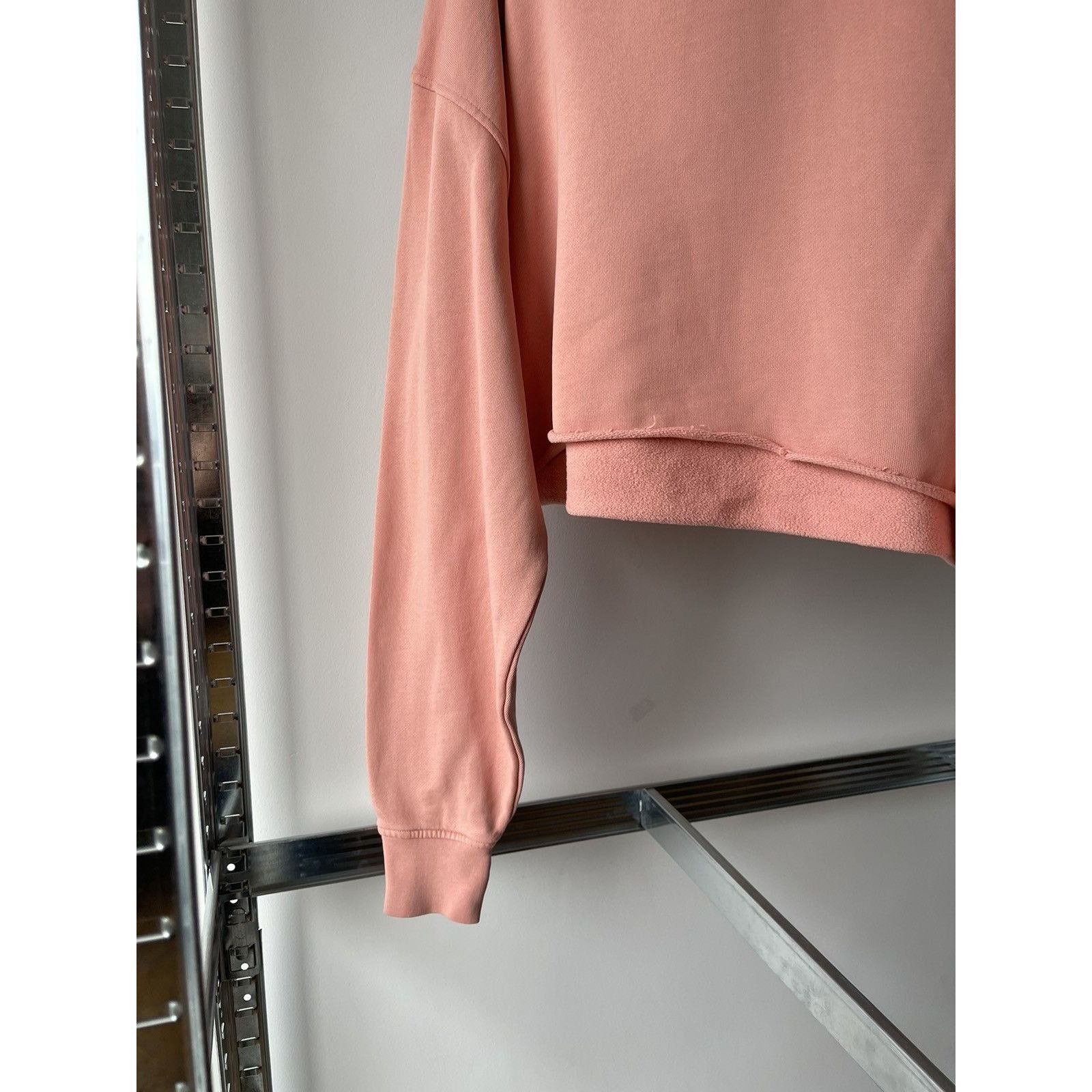 Acne Studios Acne studios hooded logo cropped sweatshirt hoodie Size M / US 6-8 / IT 42-44 - 4 Thumbnail
