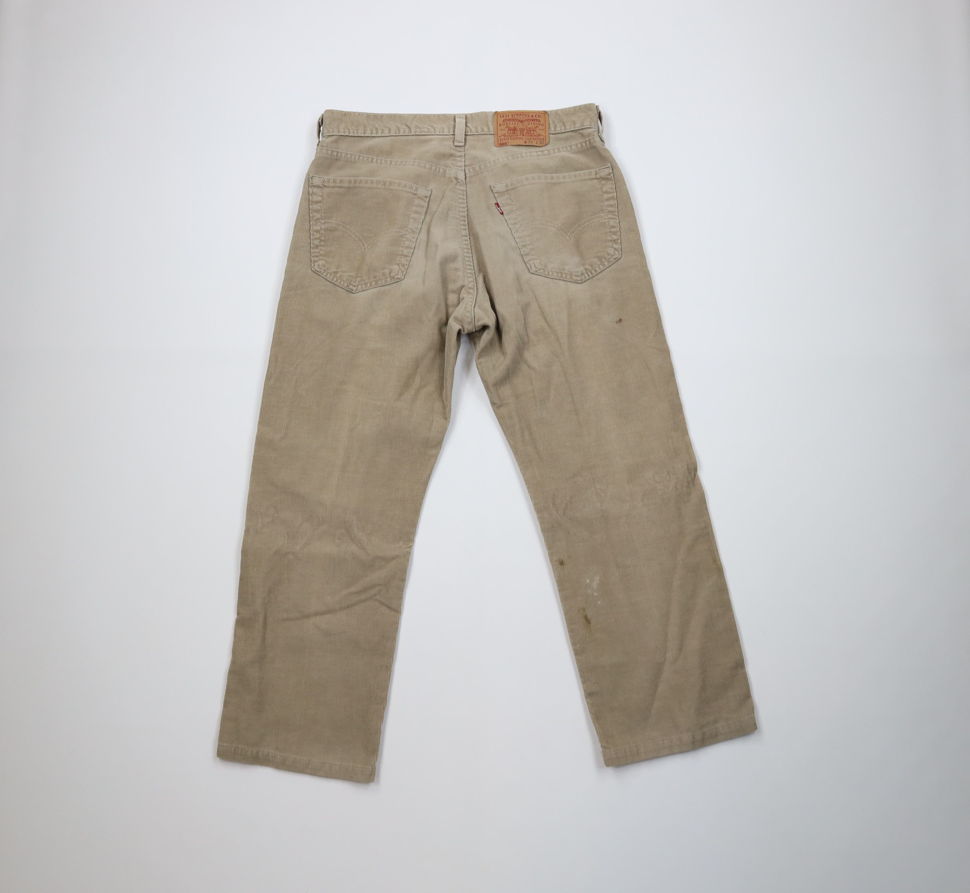Levi's Vintage 90s Levis 505 Straight Leg Corduroy Pants USA Size US 33 - 12 Thumbnail
