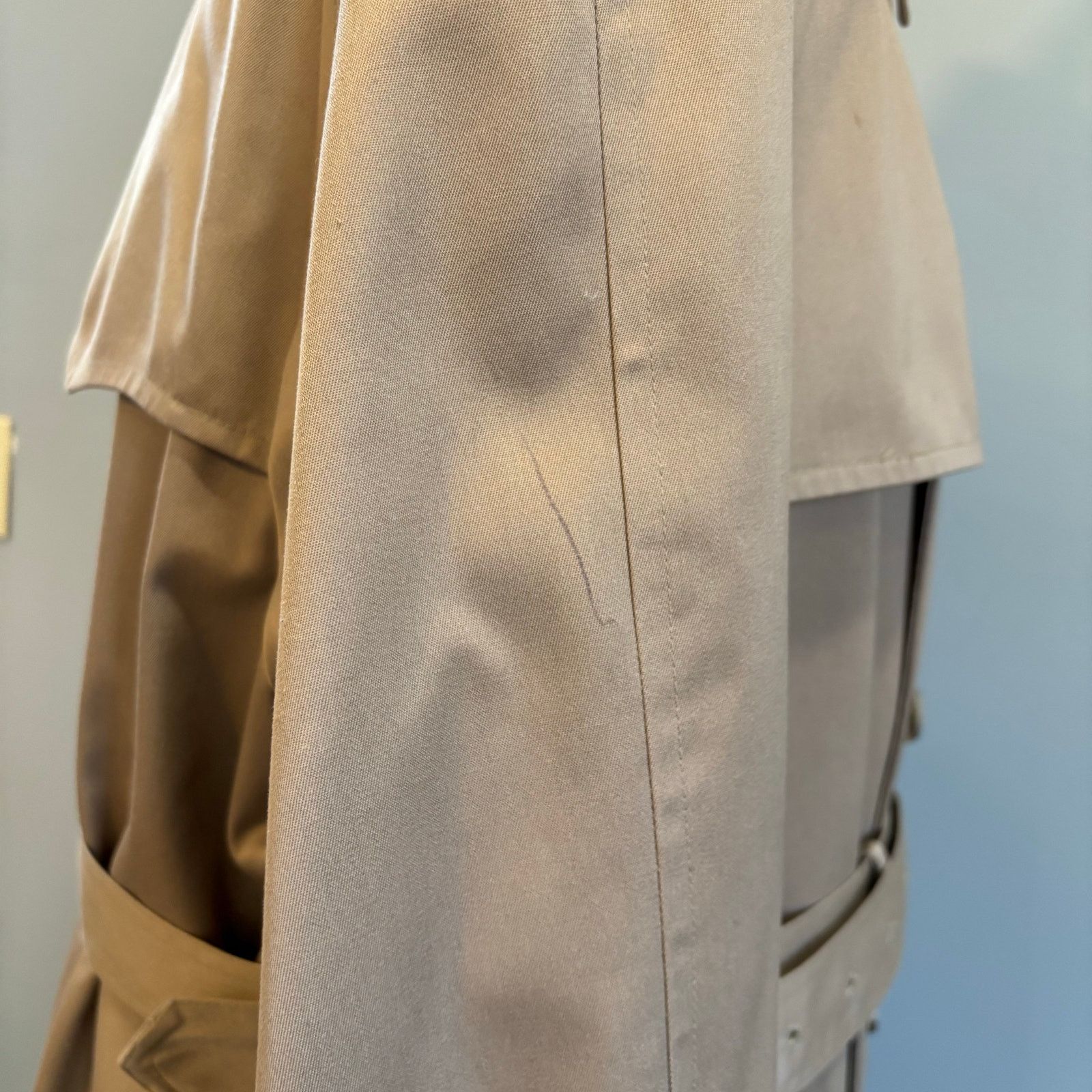 Misty Harbor VTG Heavy Beige Trench Coat Removable Down Liner, Size 46R Size US XXL / EU 58 / 5 - 8 Thumbnail