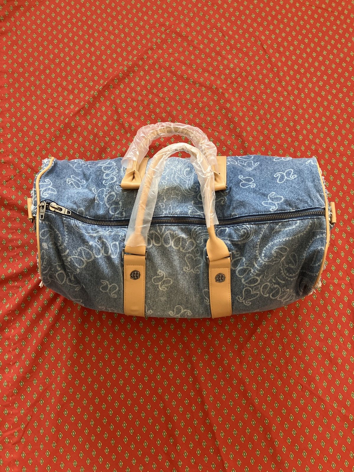 Denim Paisley Duffle Bag Menace Los Angles