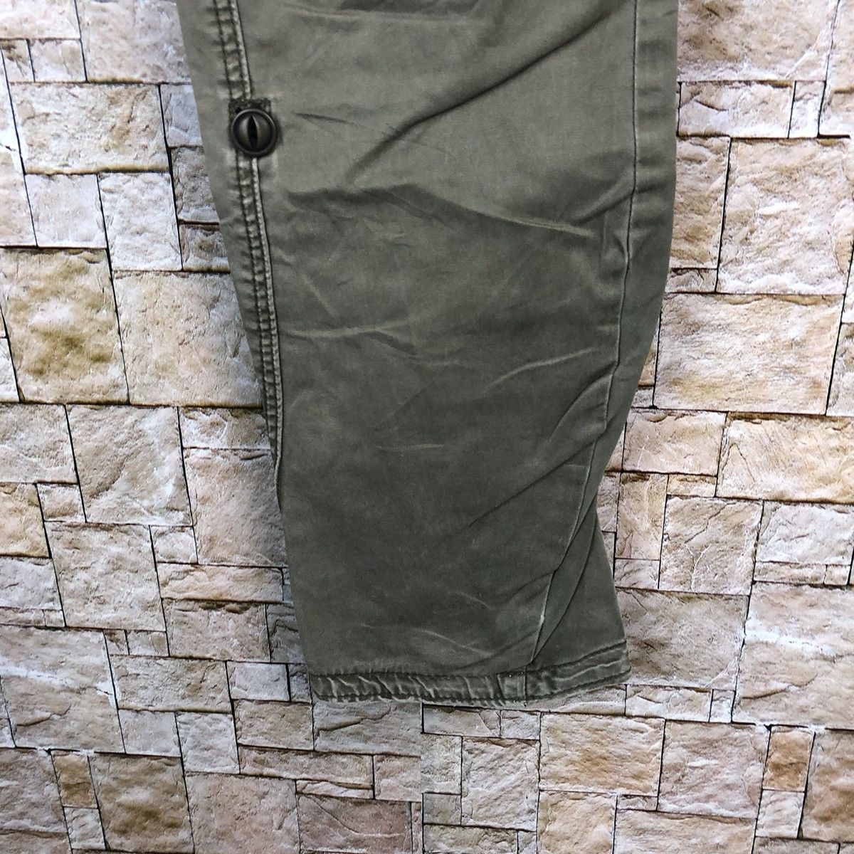 Japanese Brand Rare Xtyle Green tactical Cargo Multipocket Pants #A329 Size US 31 - 12 Thumbnail