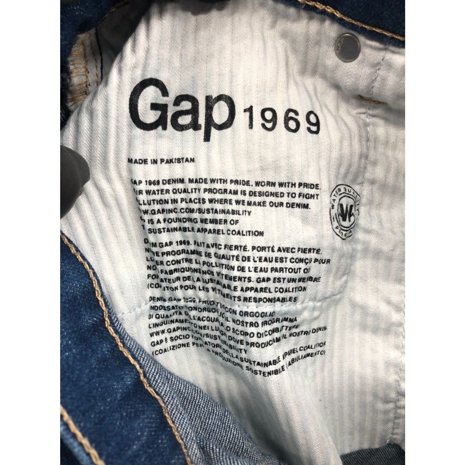 Gap Gap A-Line Midi Skirt Womens Size 27 Medium Wash Blue Size 27" / US 4 / IT 40 - 8 Thumbnail