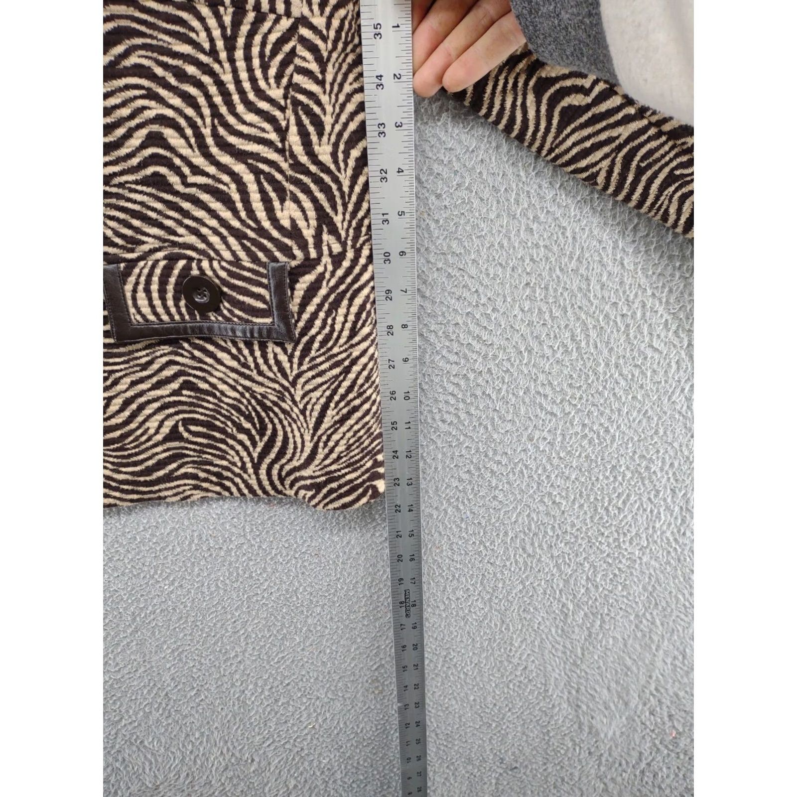 JM Collection JM Collection Button Up Blazer Jacket Animal Print Women's Size Large Multicolor Animals Blazer Womens L Size L / US 10 / IT 46 - 6 Thumbnail