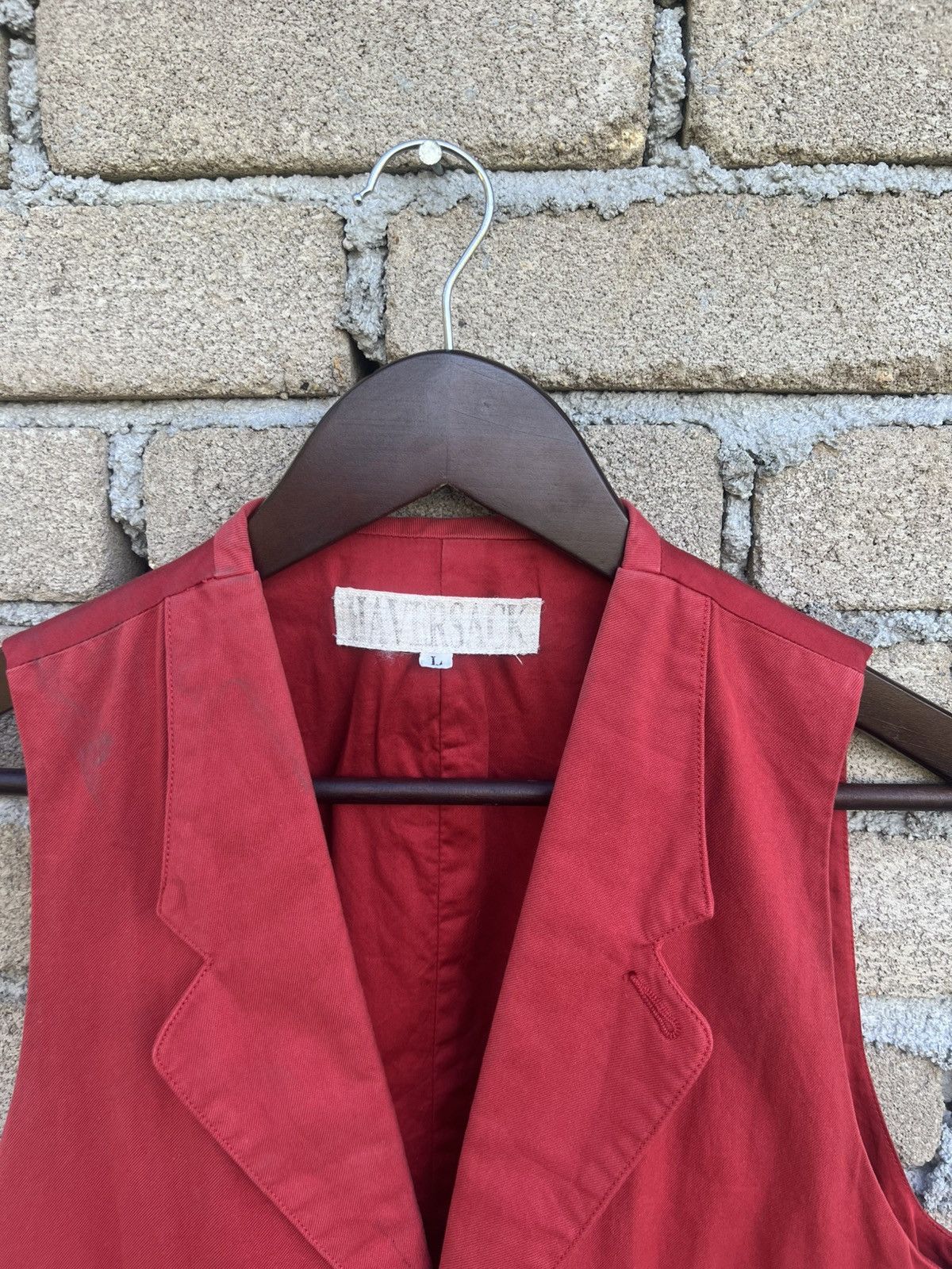 Haversack Haversack Button Up Vest Red Colour Size US L / EU 52-54 / 3 - 5 Thumbnail