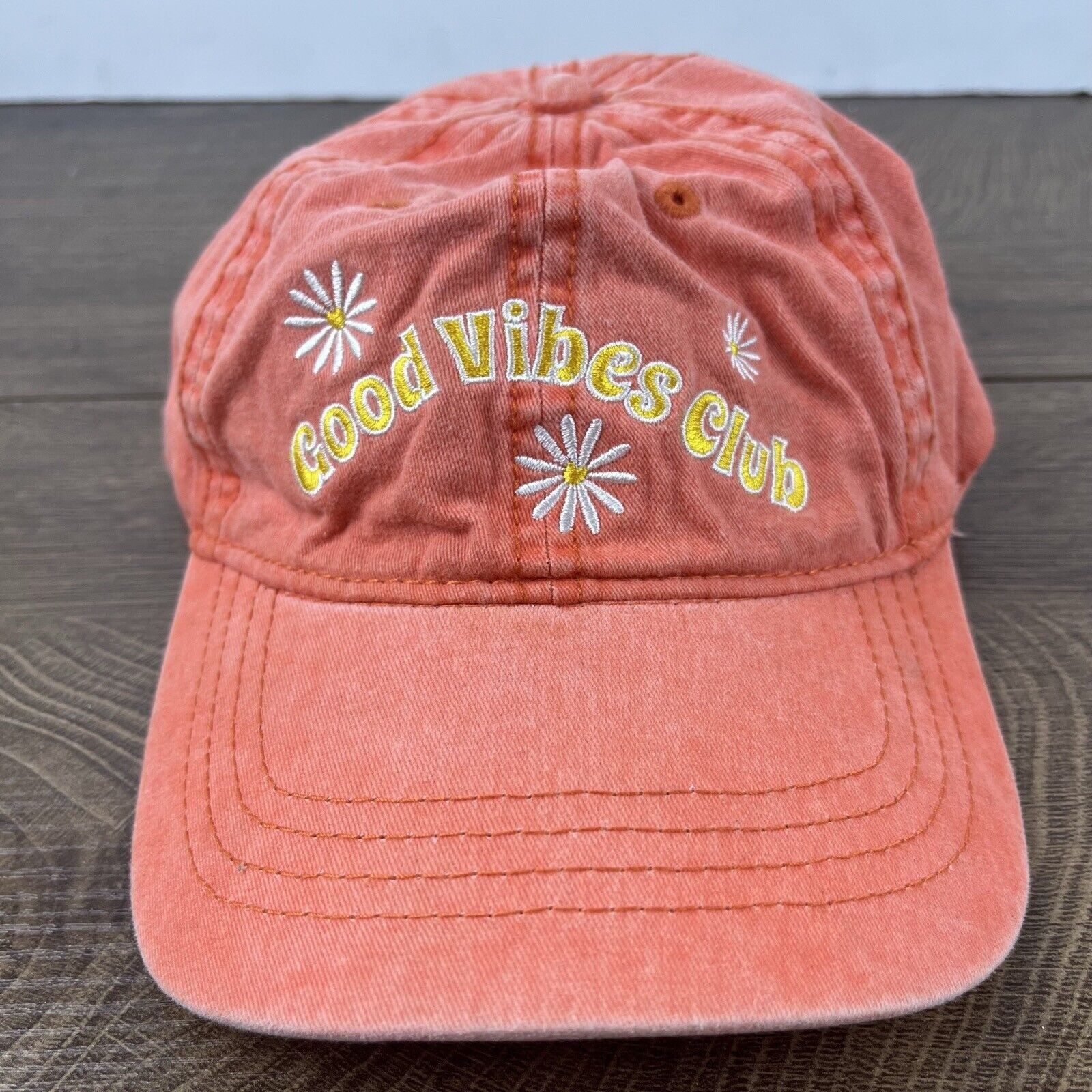 Other Good Vibes Club Hat Adjustable Hat Orange Adjustable Hat Adu Size ONE SIZE - 4 Thumbnail