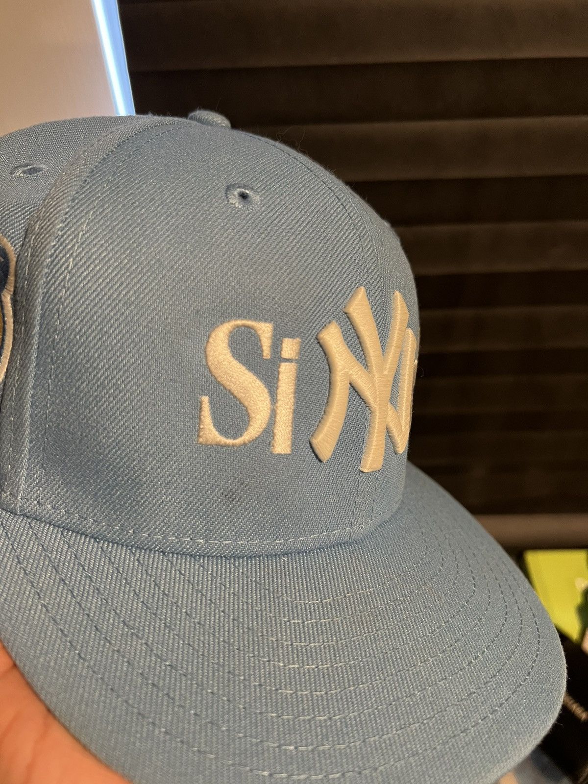 Sinclair Global Sinclair Global Fontaine Bleu Fitted Hat 7 5/8 Size ONE SIZE - 7 Thumbnail