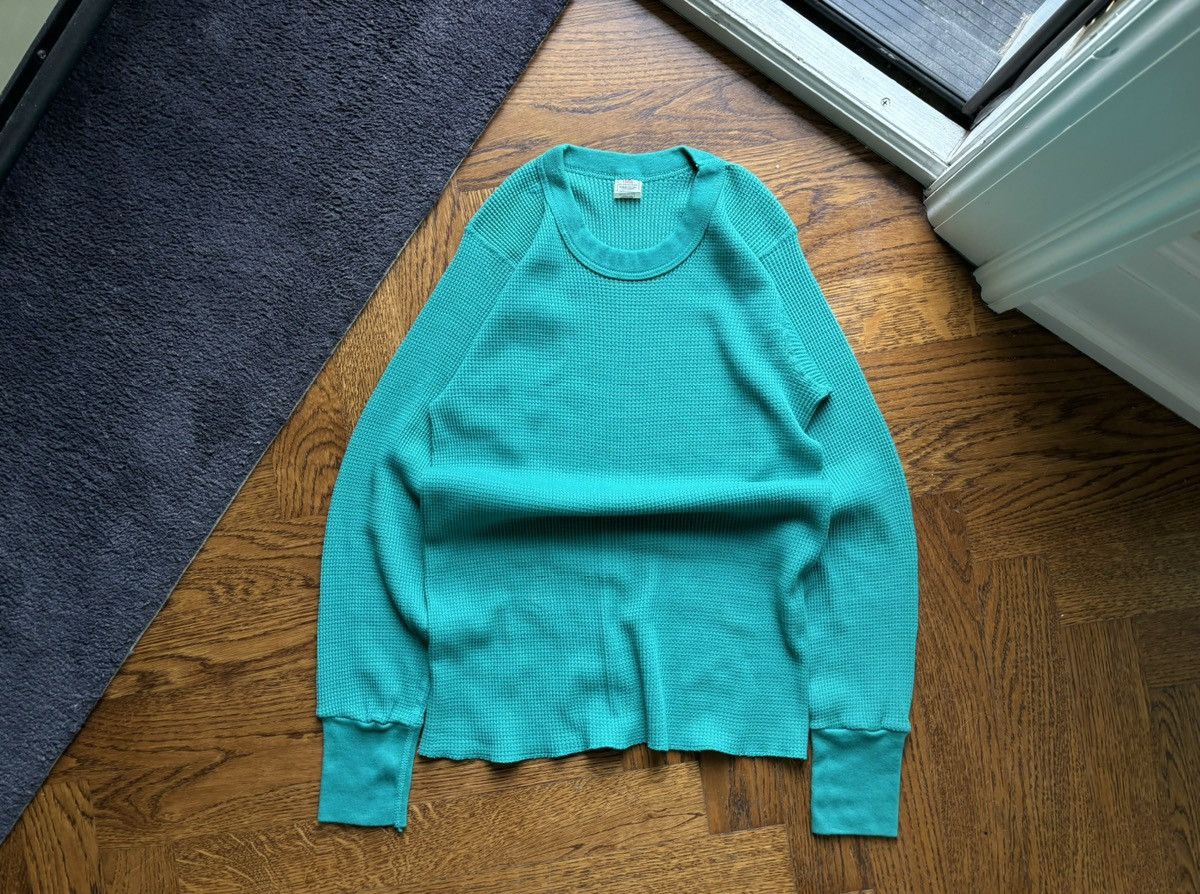Fruit Of The Loom × Vintage 1980s Fruit of the Loom Thermal L/S 1970s Vintage Waffle Men Size US S / EU 44-46 / 1 - 13 Thumbnail