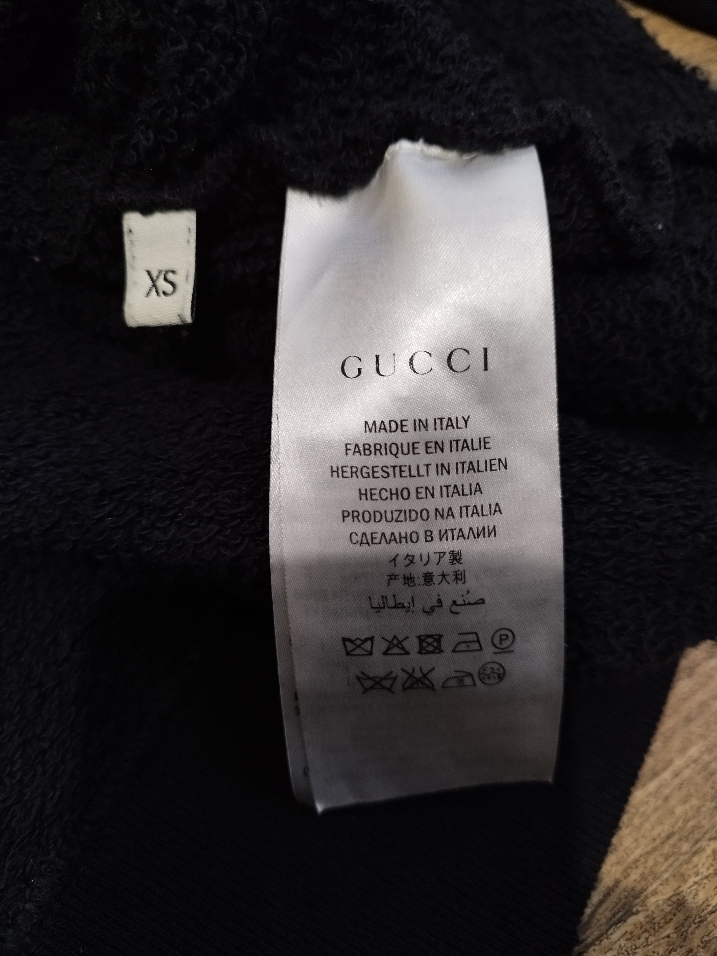 Gucci Gucci "Sacred Heart" Tiger Embroidery Black Hoodie - Unisex Size US XS / EU 42 / 0 - 15 Thumbnail
