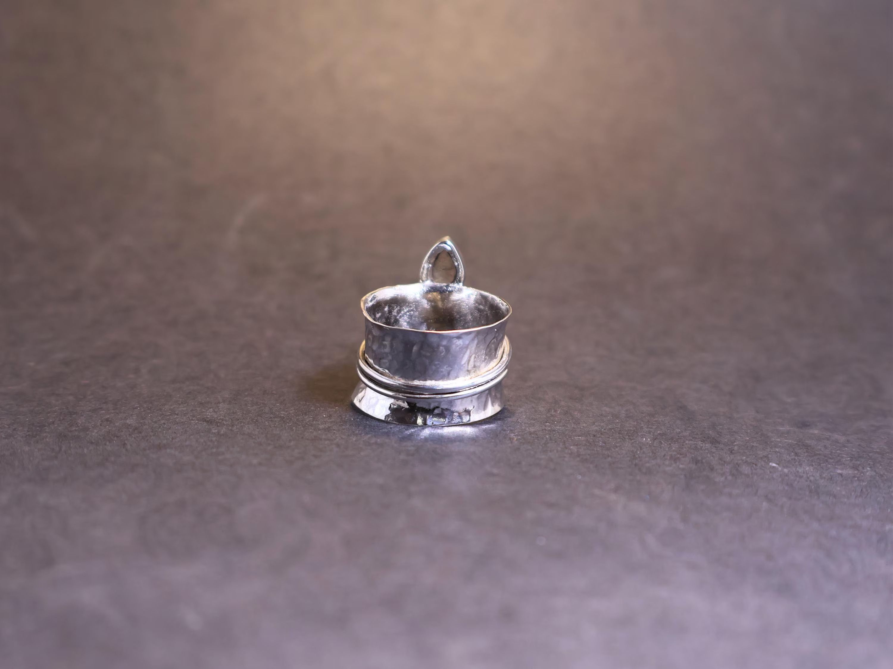 Handmade Moonstone Labradorite Band Ring, 925 Silver Handmade Ring, Size ONE SIZE - 6 Thumbnail