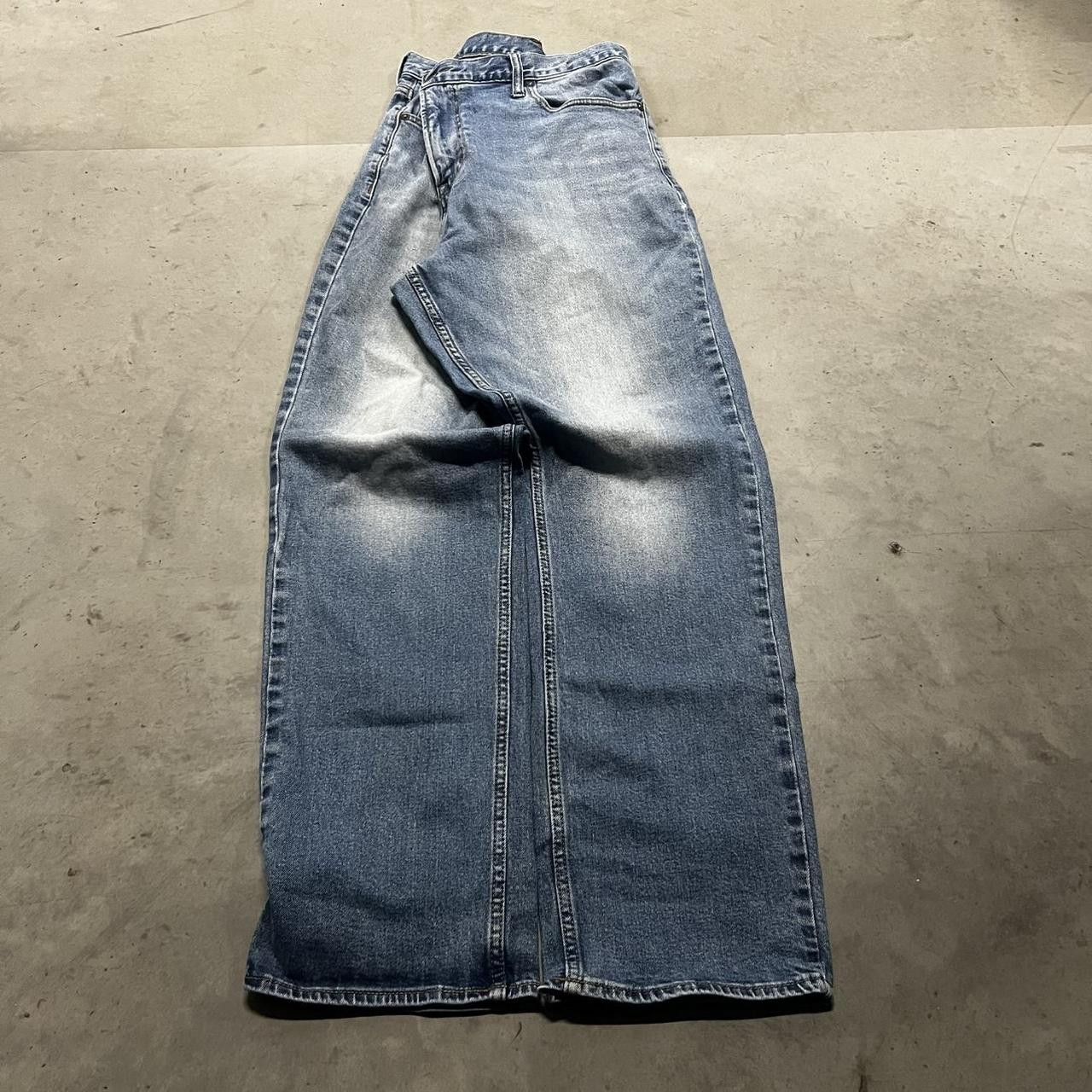 Japanese Brand × Vintage Vintage Y2K/2000s Straight Leg Medium wash denim jeans ! Size US 40 / EU 56 - 2 Thumbnail