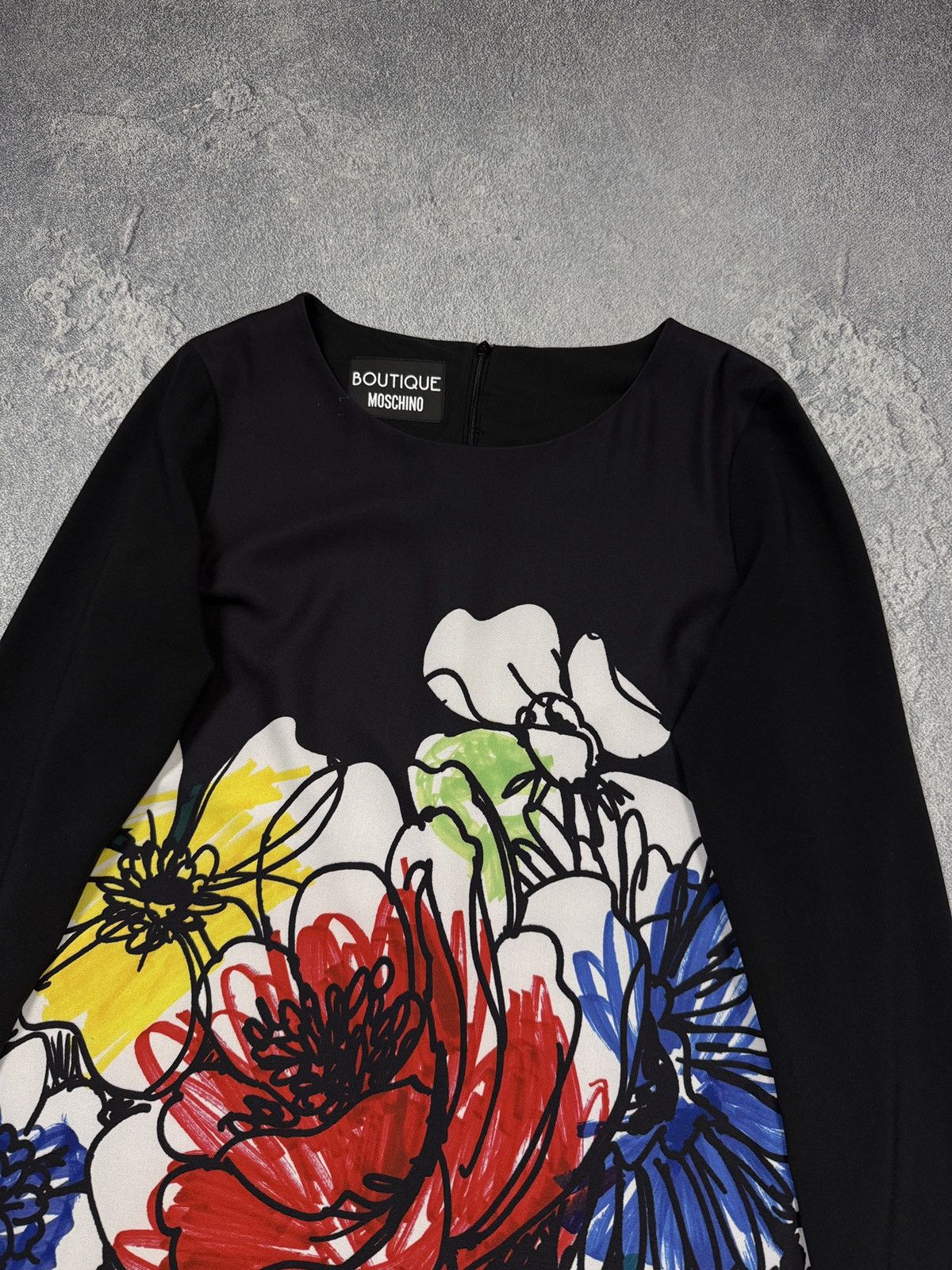 Moschino Vintage Y2K MOSCHINO Luxury Dress 3D Streetwear 90s Style Size M / US 6-8 / IT 42-44 - 2 Thumbnail