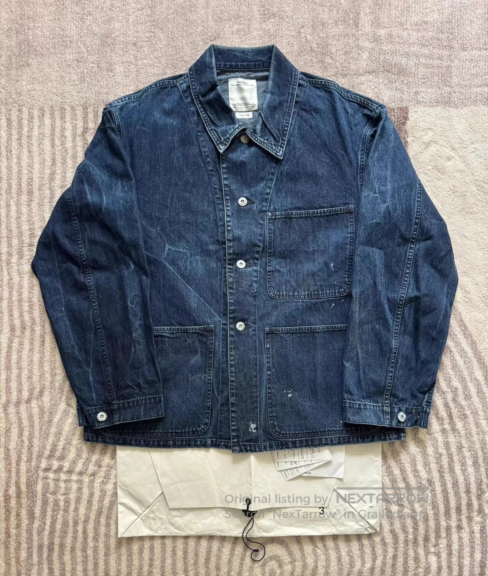 Visvim Blue Denim Jacket with Pockets . Size US L / EU 52-54 / 3 - 1 Thumbnail