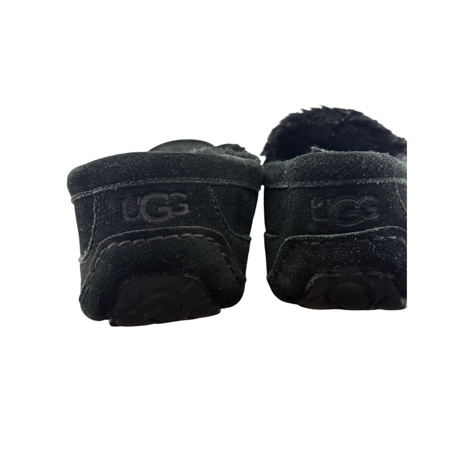 Ugg Ugg Black Suede Mens Ascot Slipper Size 12 Sheepskin Causal Size US 12 / EU 45 - 6 Thumbnail