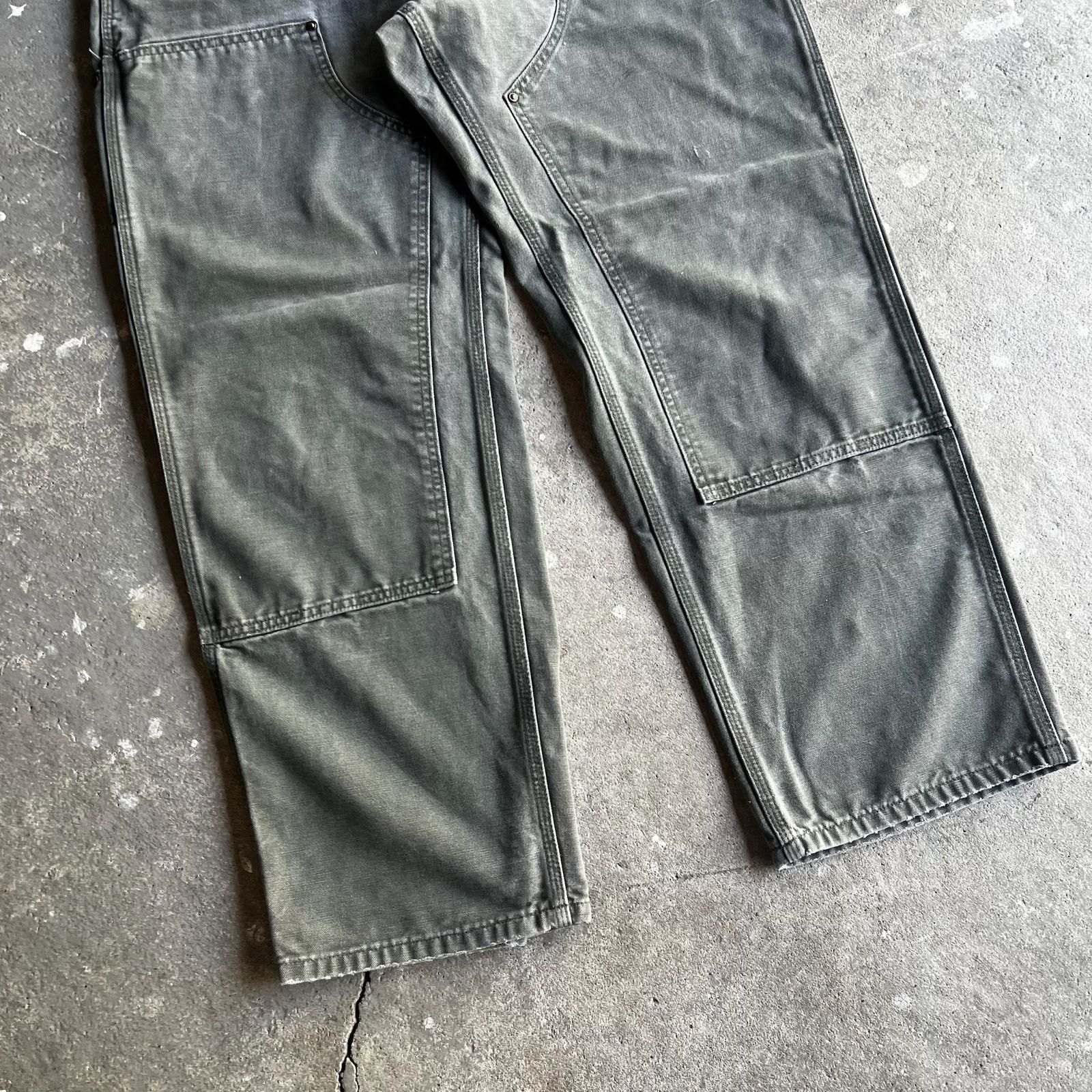 Carhartt × Vintage Carhartt green double knee work wear carpenter pants Size US 34 / EU 50 - 3 Thumbnail