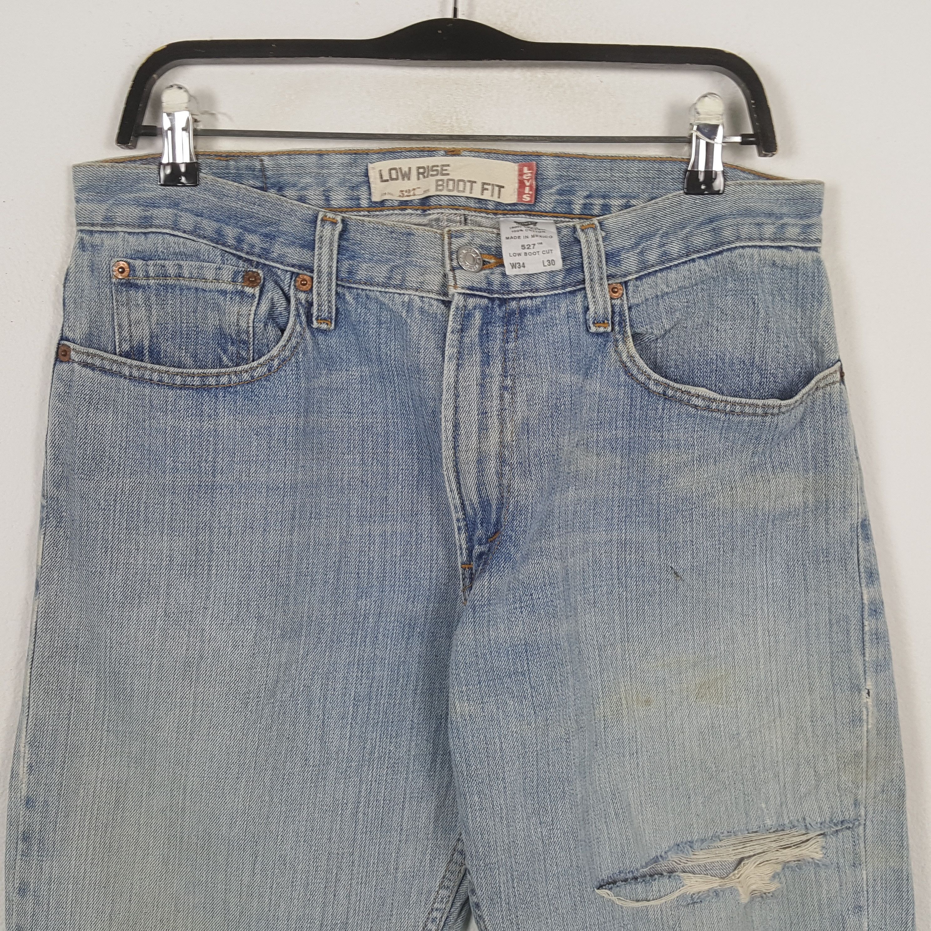 Levi's × Vintage Levi's Daily Streetwear Distressed Jeans Size US 32 / EU 48 - 2 Thumbnail
