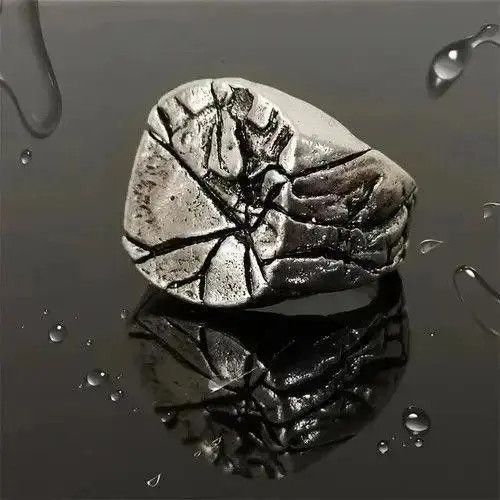 VIBE Silver Scandinavian Ring Size ONE SIZE - 3 Thumbnail